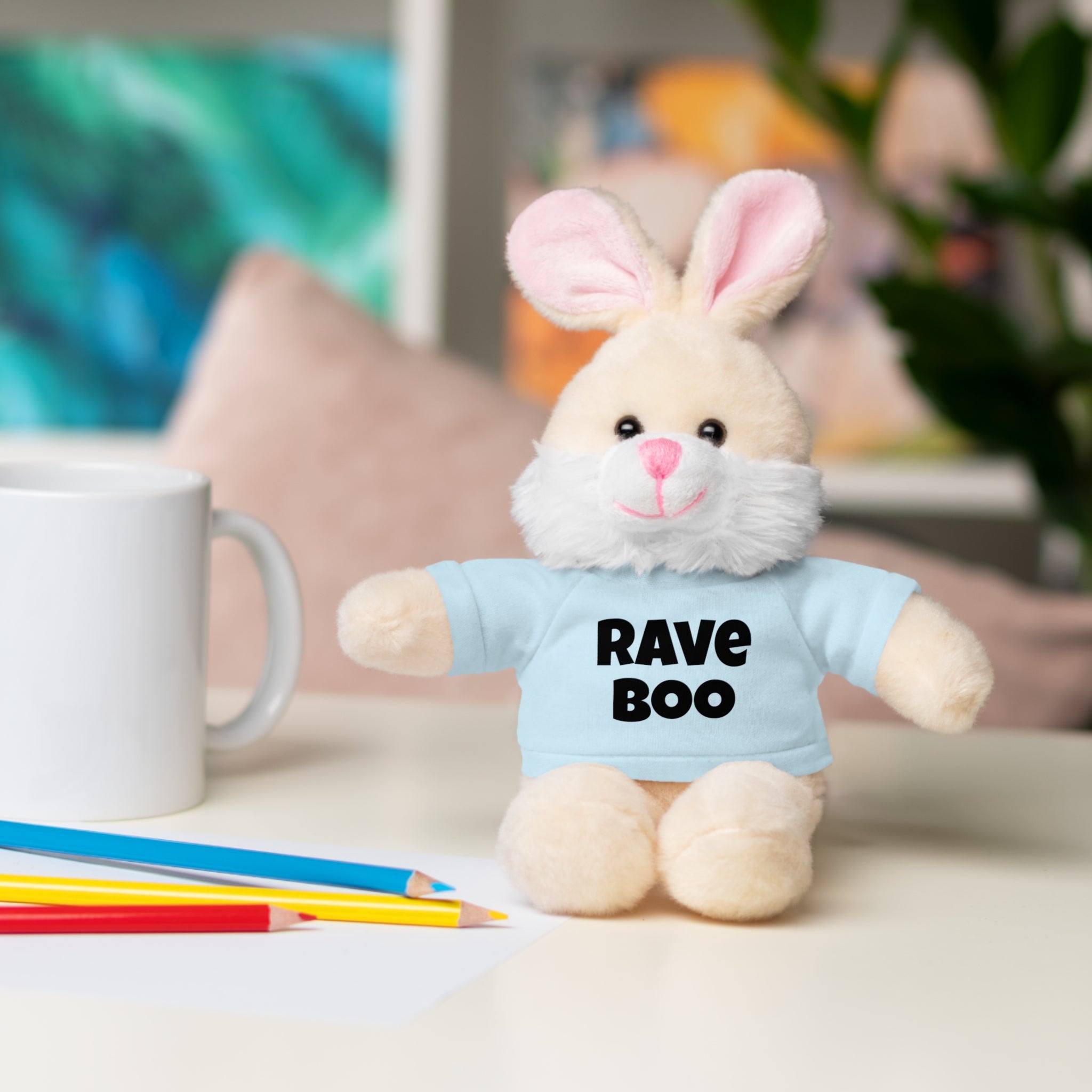 Copy of Copy of Copy of Copy of Best Rave Mom Stuffed Animal with Tee