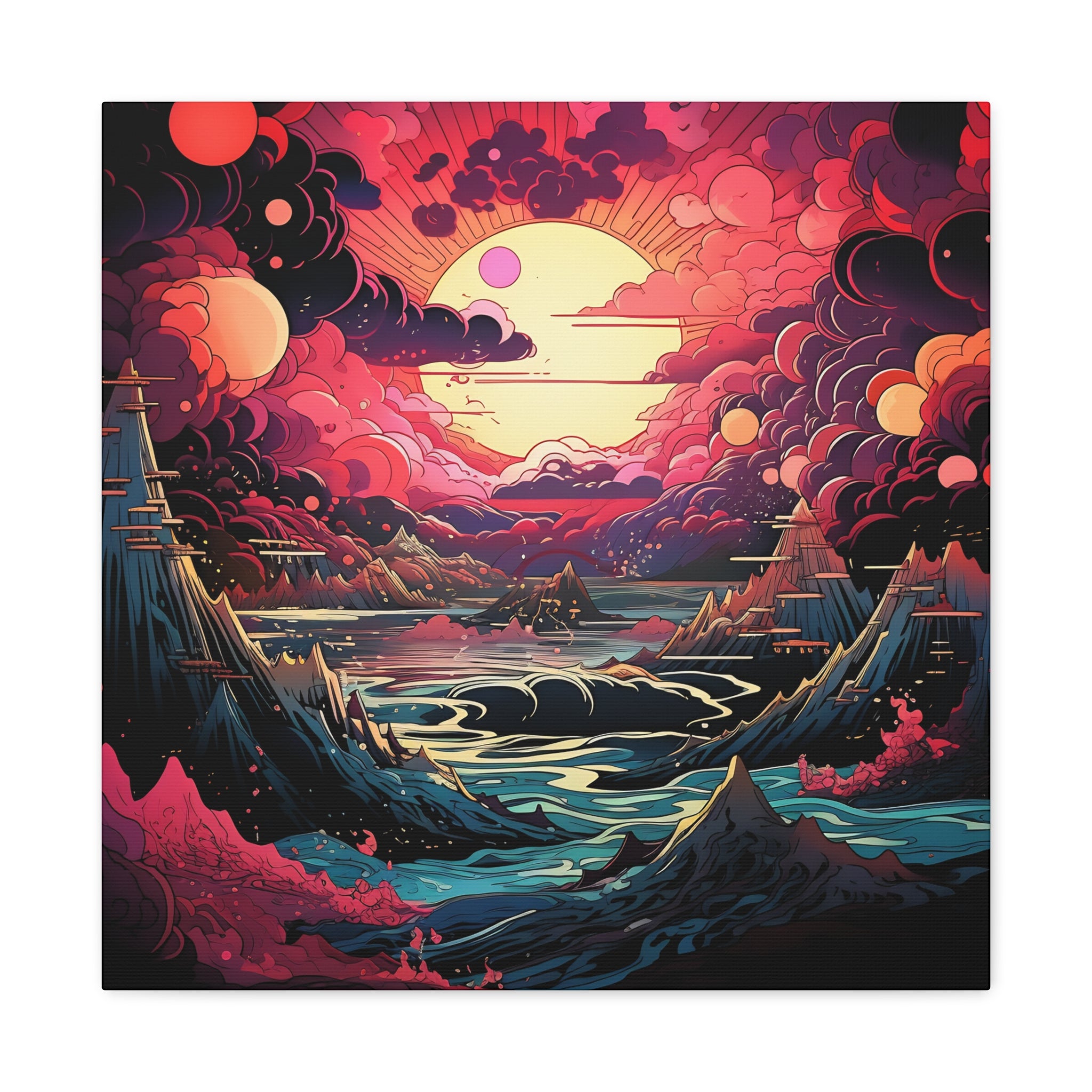 Space Safari Canvas Print Art