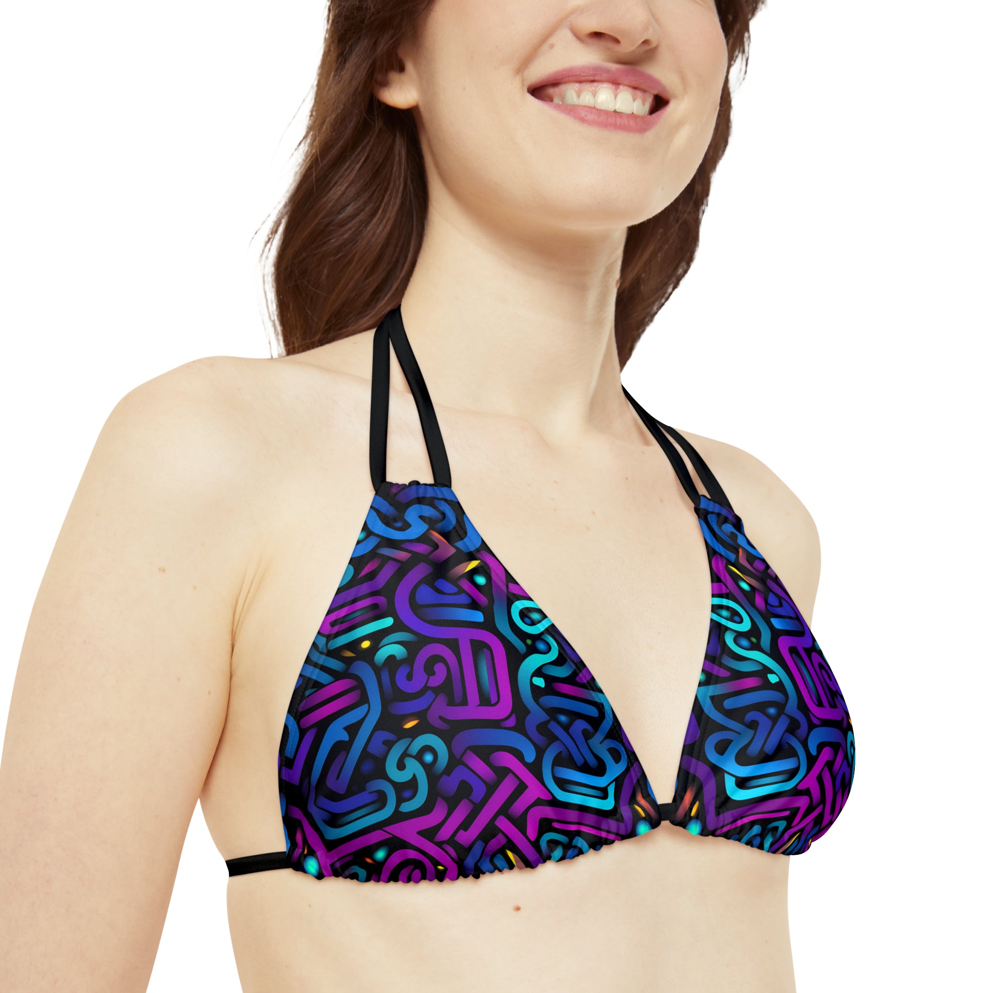 Divine Dodecahedron Strap Bikini Set