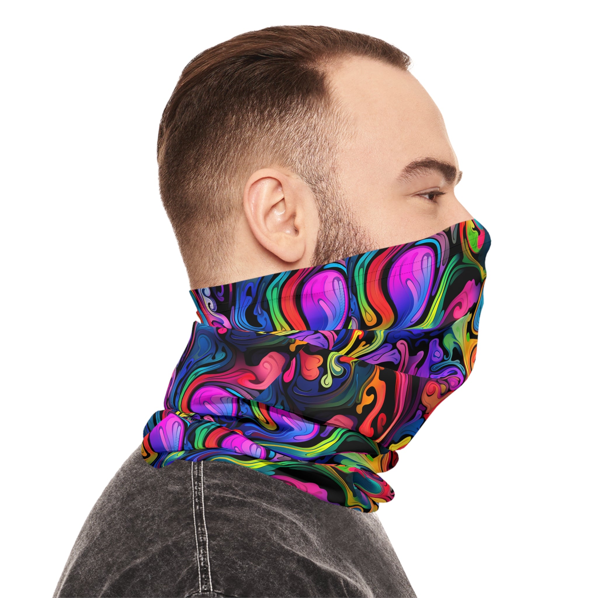 Psychedelic Whirlwind Bandana Rave Mask