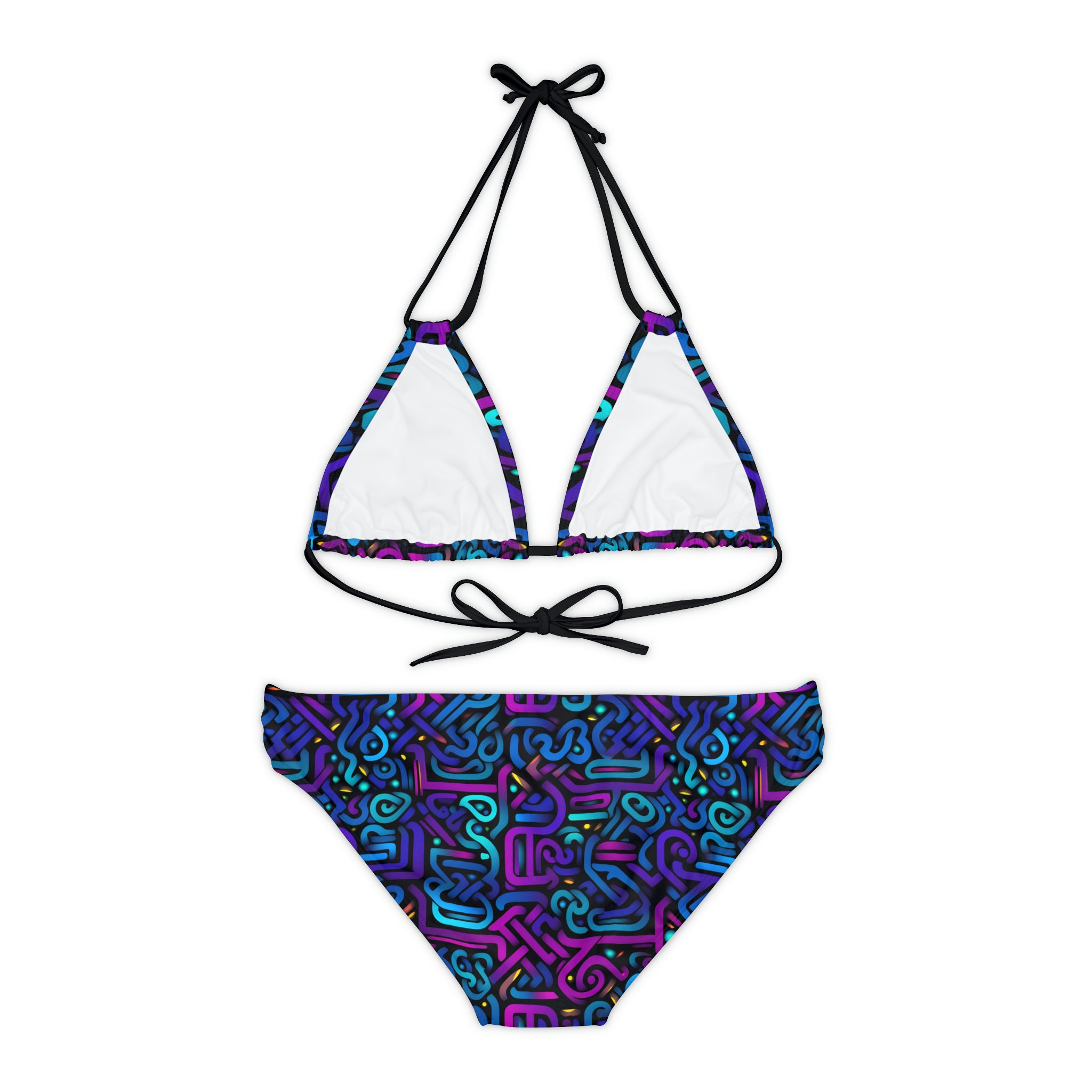 Divine Dodecahedron Strap Bikini Set