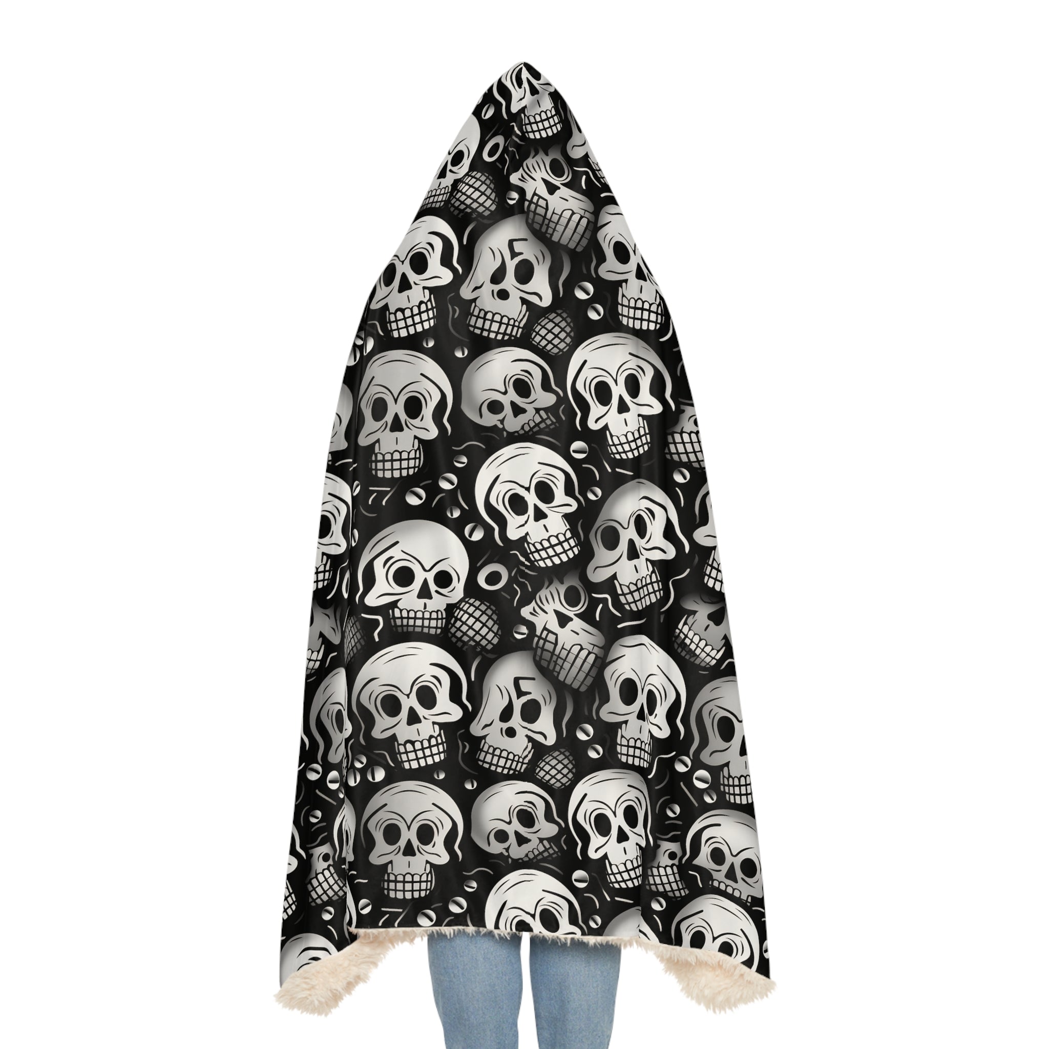 Cyber Skull Invasion Snuggle Blanket