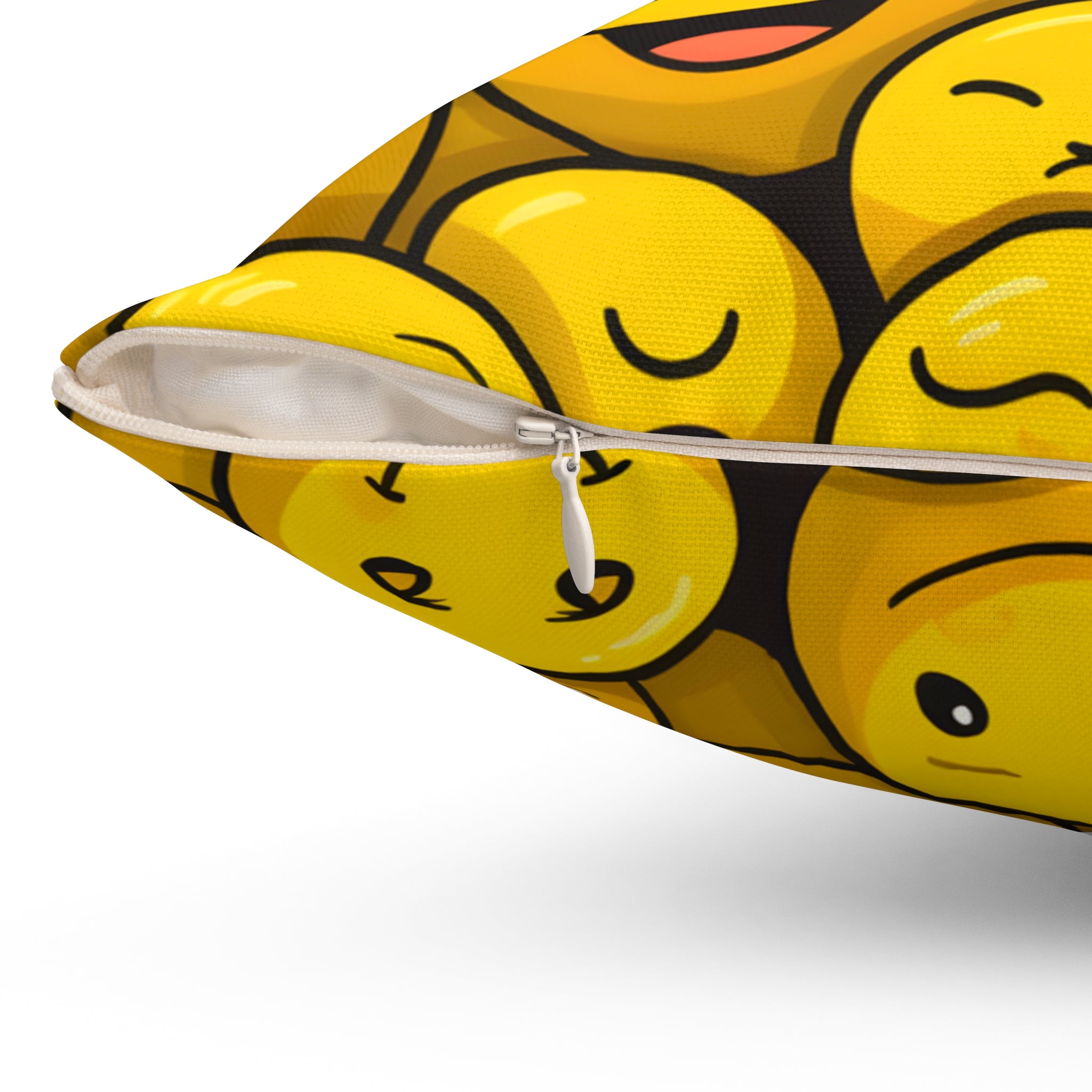 Smiley Shuffle Square Pillow