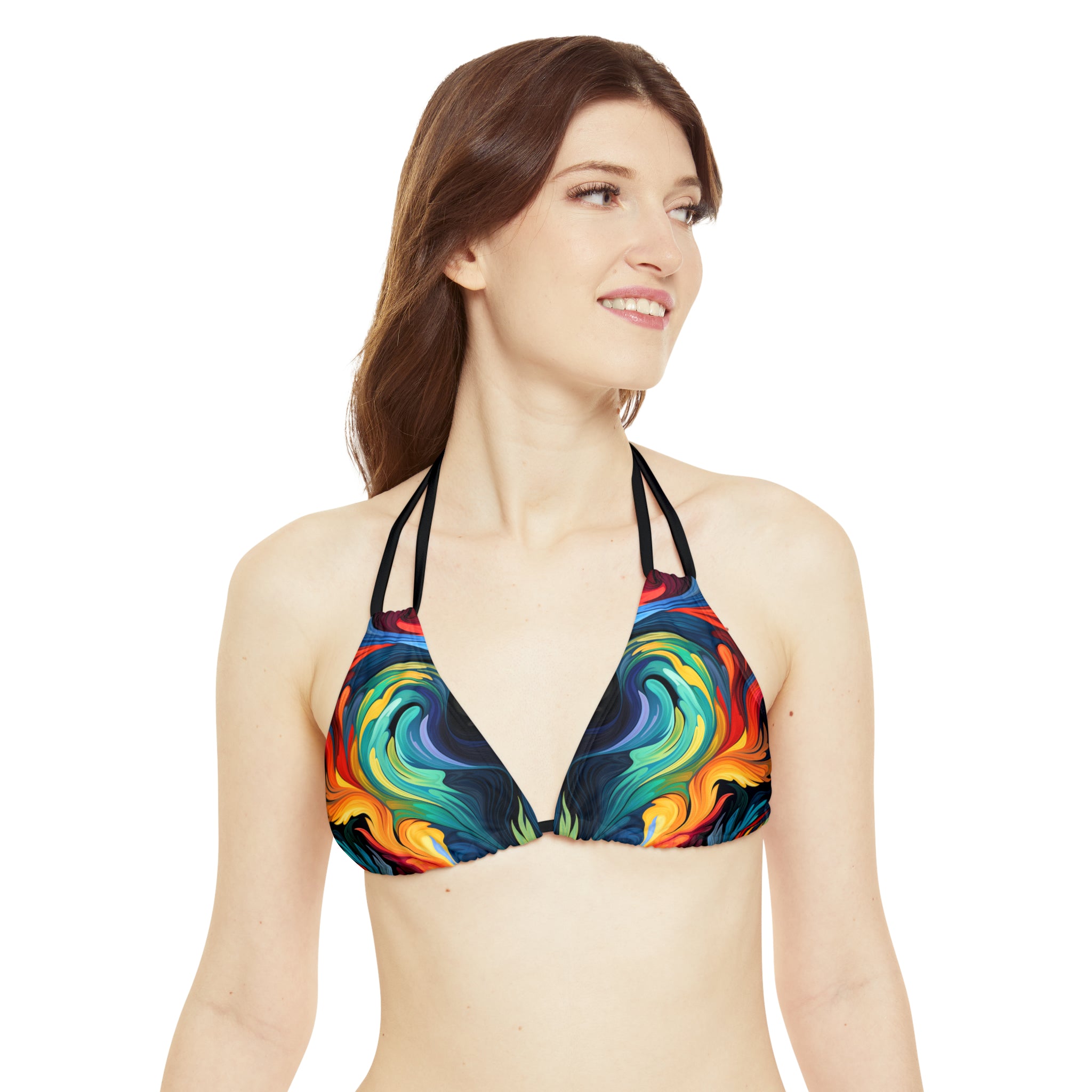 Technicolor Tranquility Strap Bikini Set