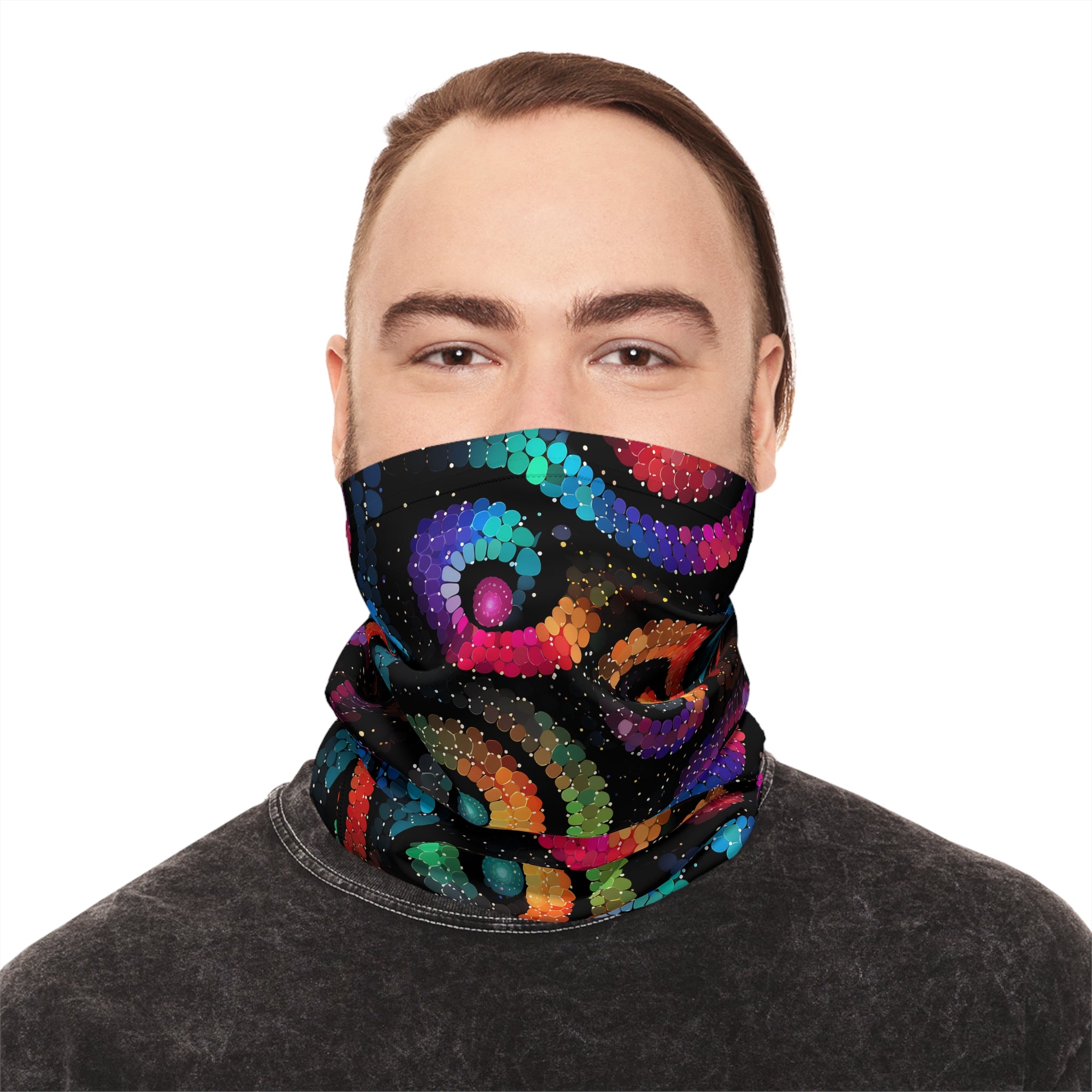 Swirling Serenade Bandana Rave Mask