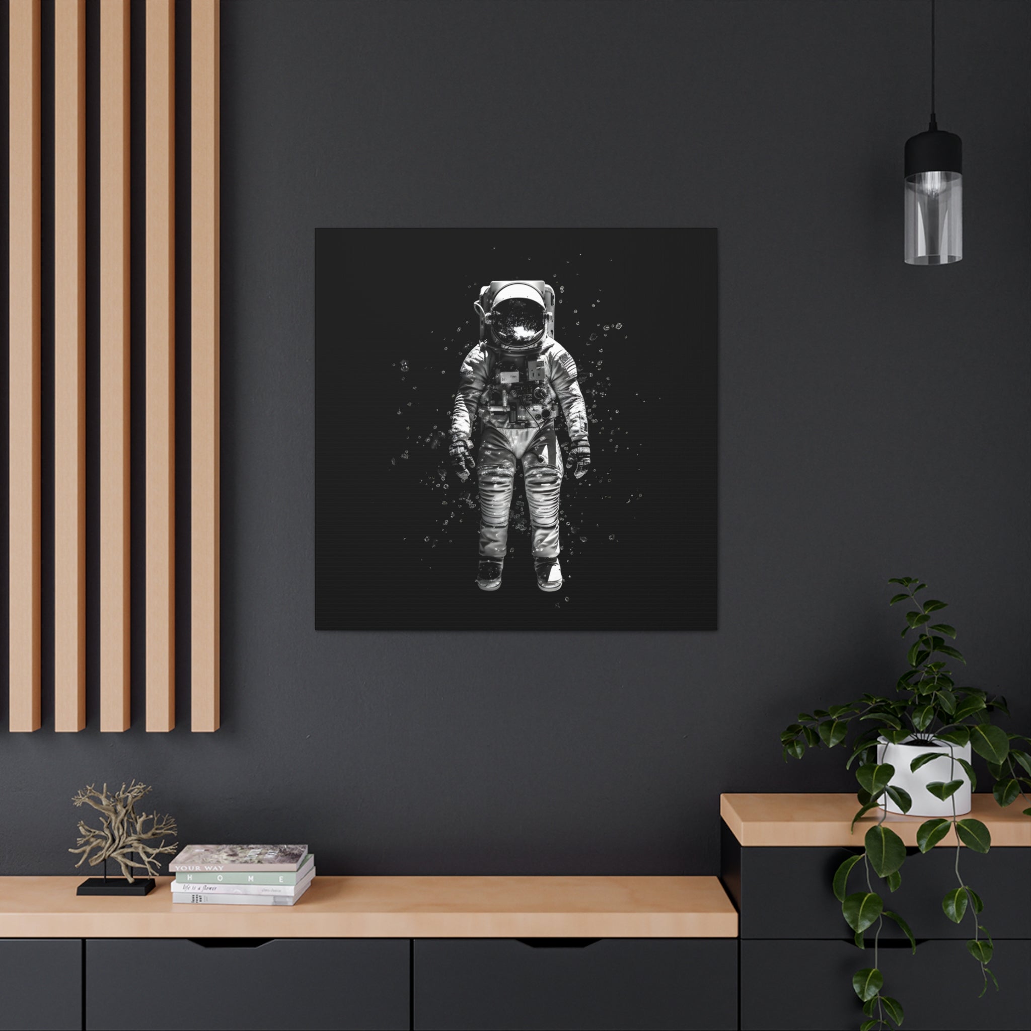 Astronaut Aesthetics Canvas Print Art