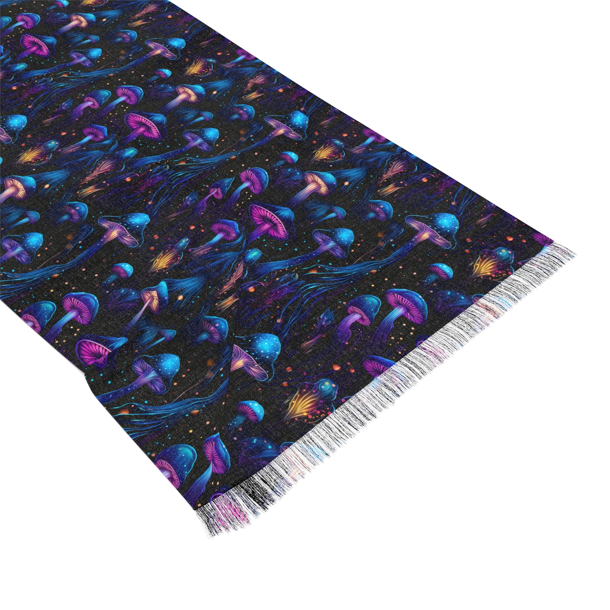 Electric Mushroom Dream Light Rave Scarf