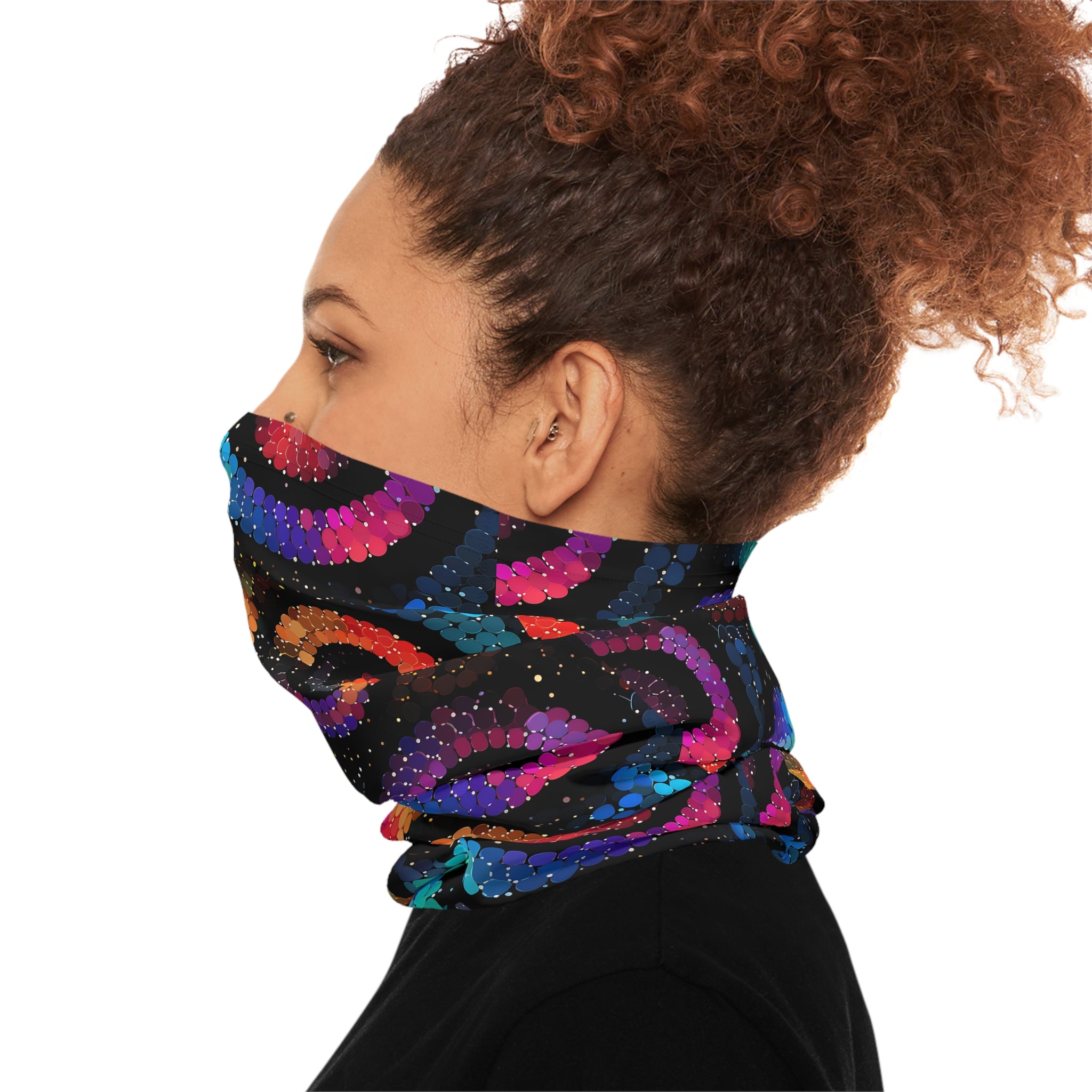 Swirling Serenade Bandana Rave Mask