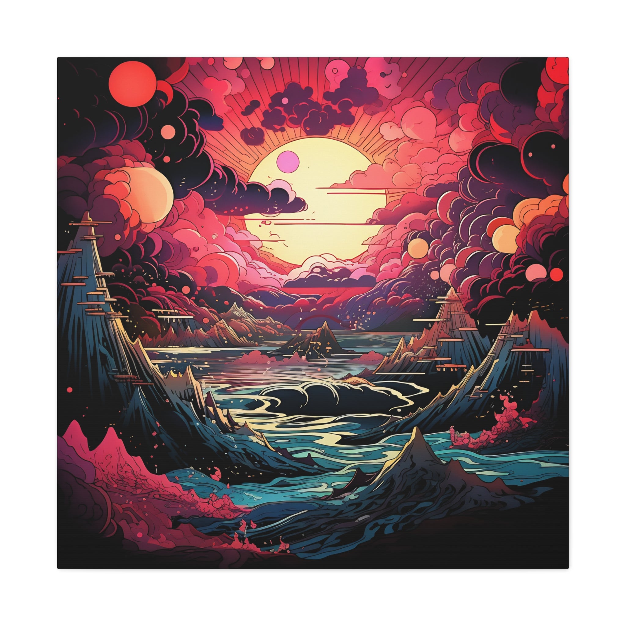 Space Safari Canvas Print Art