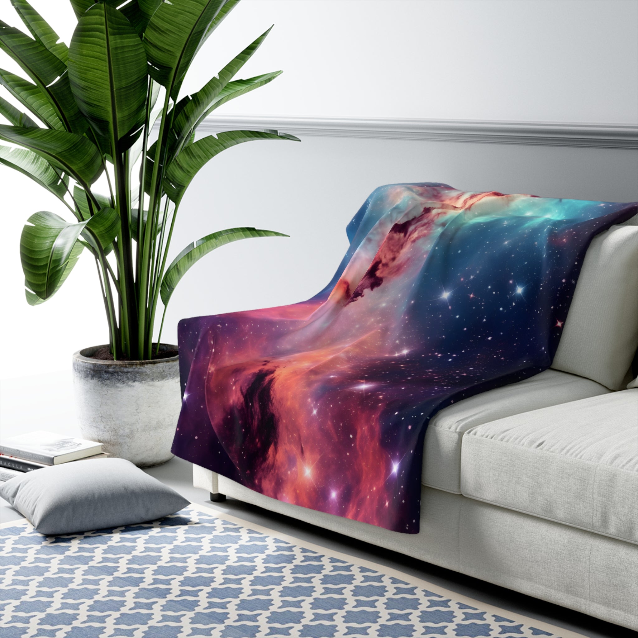 Nebulous Orbit Fleece Blanket