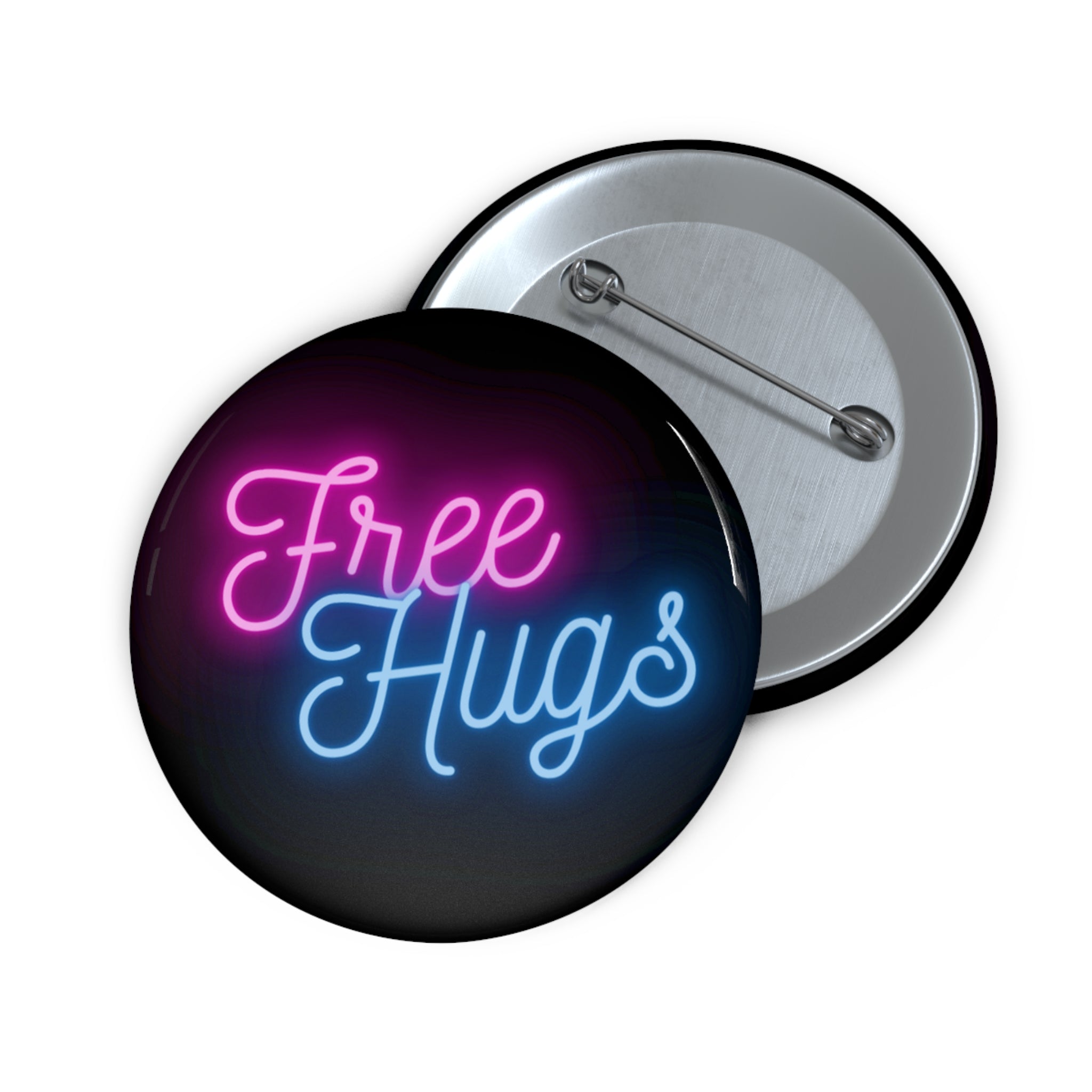 Free Hugs Pin Button