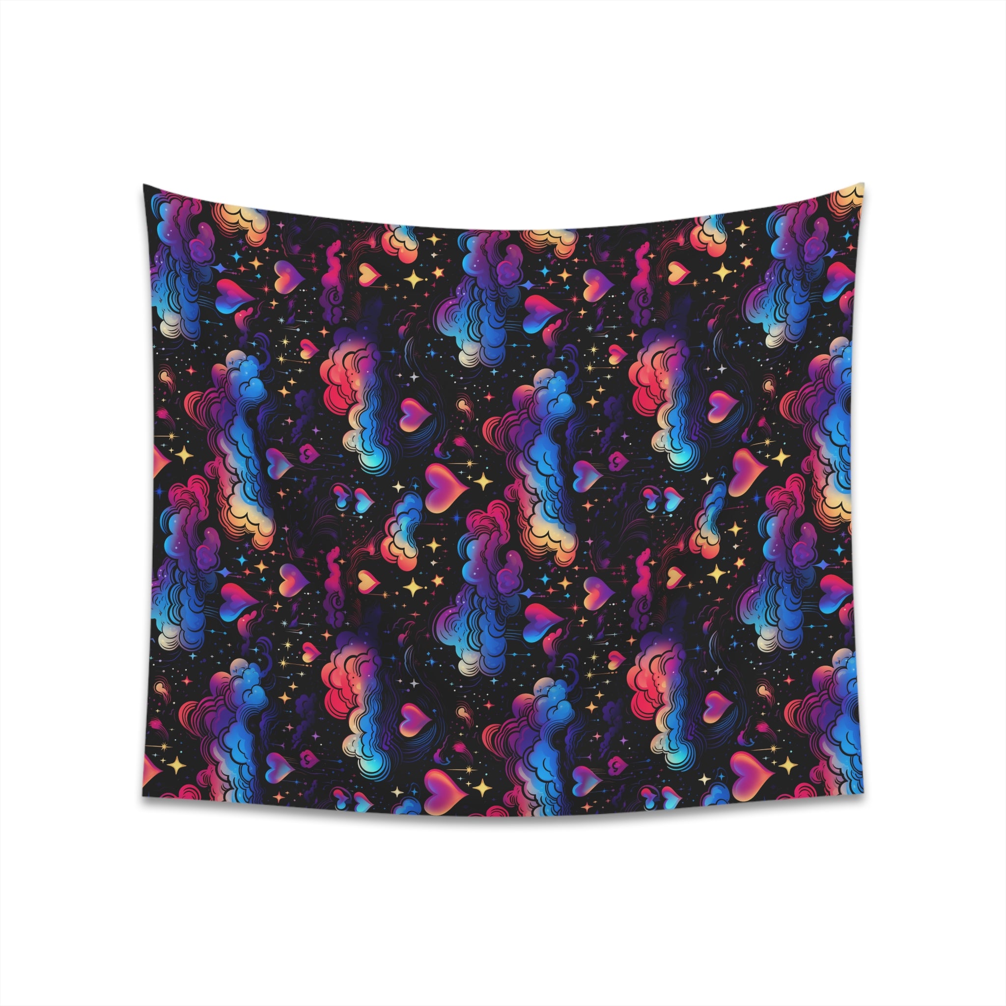 Twilight Heartglow Printed Wall Tapestry