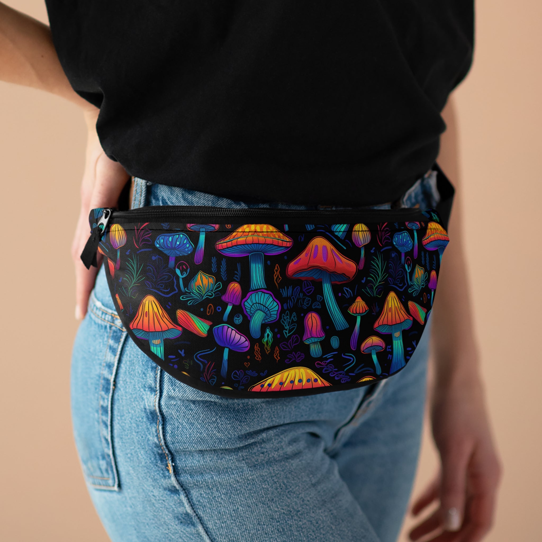 Neon Nostalgia Fungi Fanny Pack