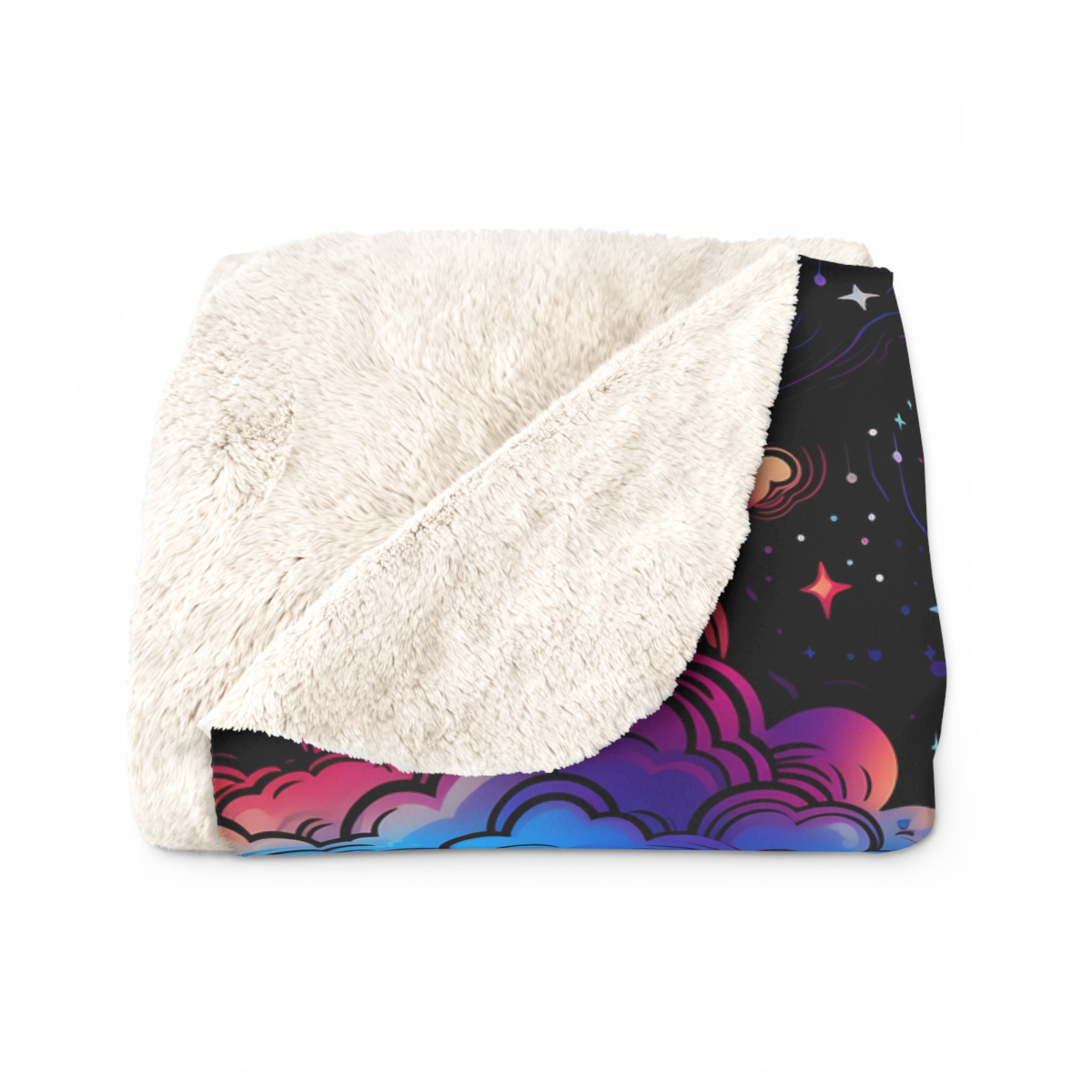 Twilight Heartglow Fleece Blanket