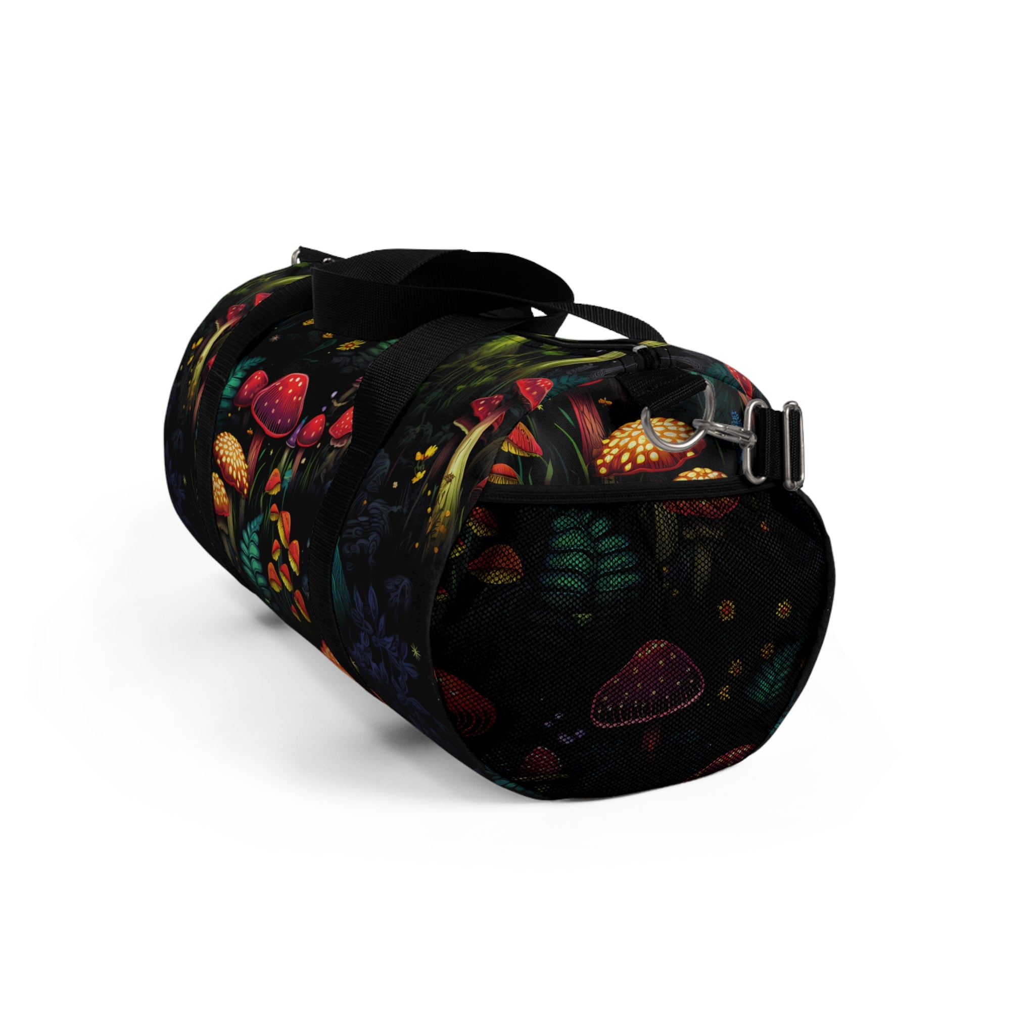 Psychedelic Fungi Frenzy Duffel Bag