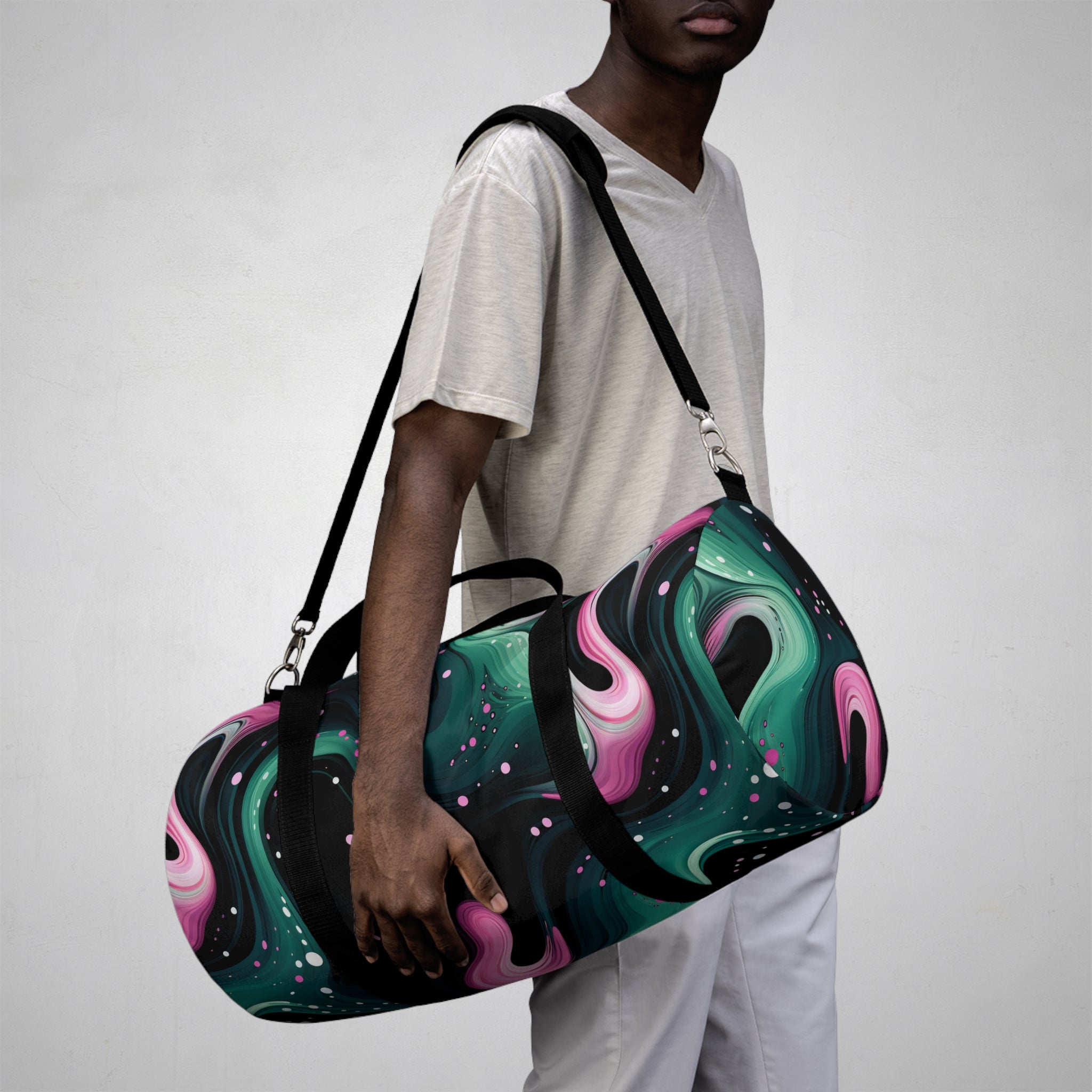 Electric Swirls Duffel Bag