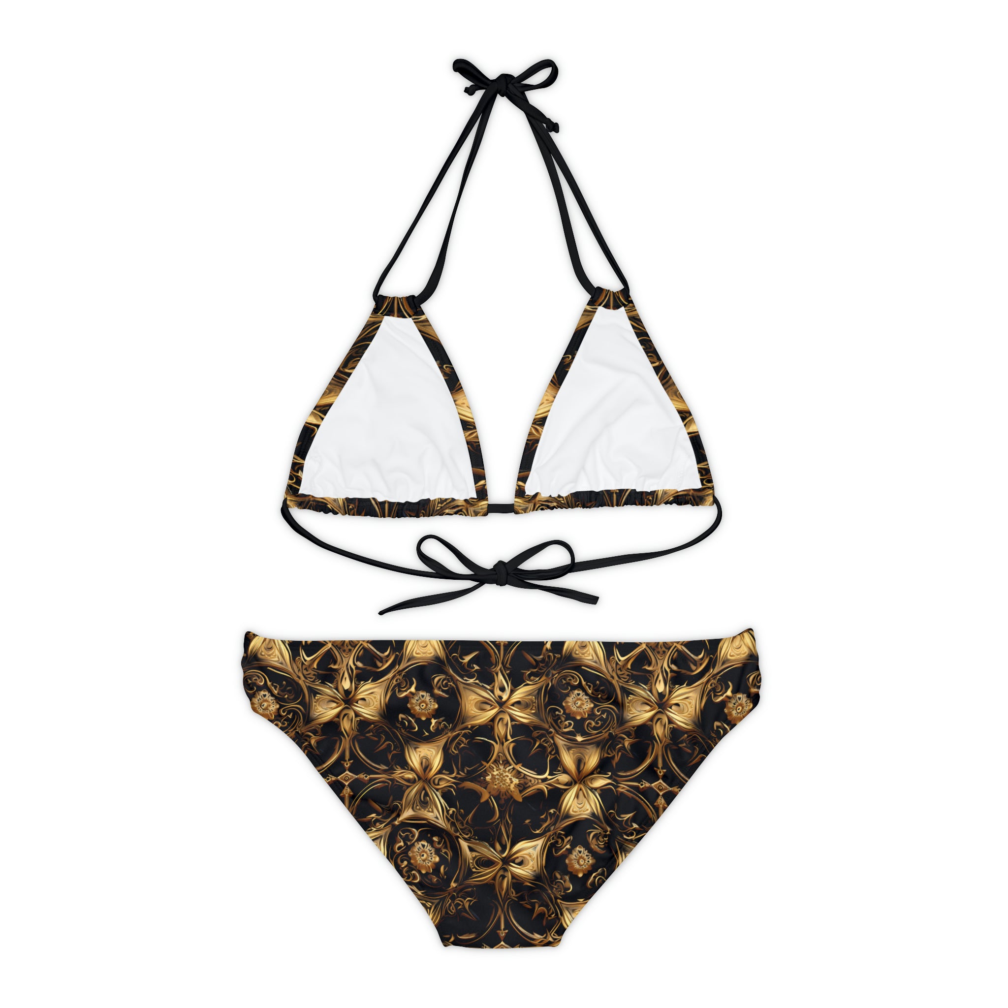 Victorian Vogue Strap Bikini Set