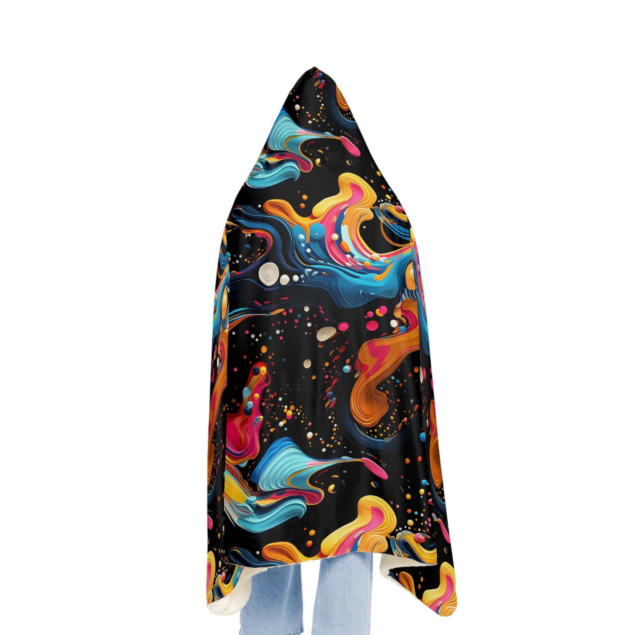 Trippy Tidal Wave Snuggle Blanket