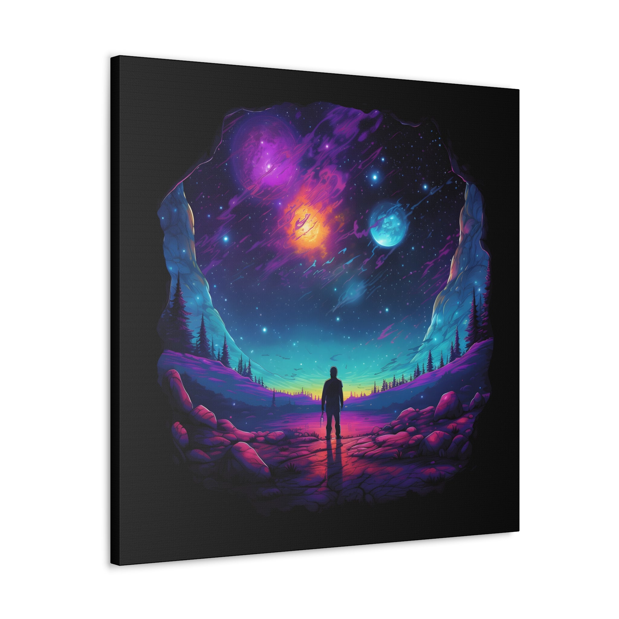 Nebula Nights Canvas Print Art