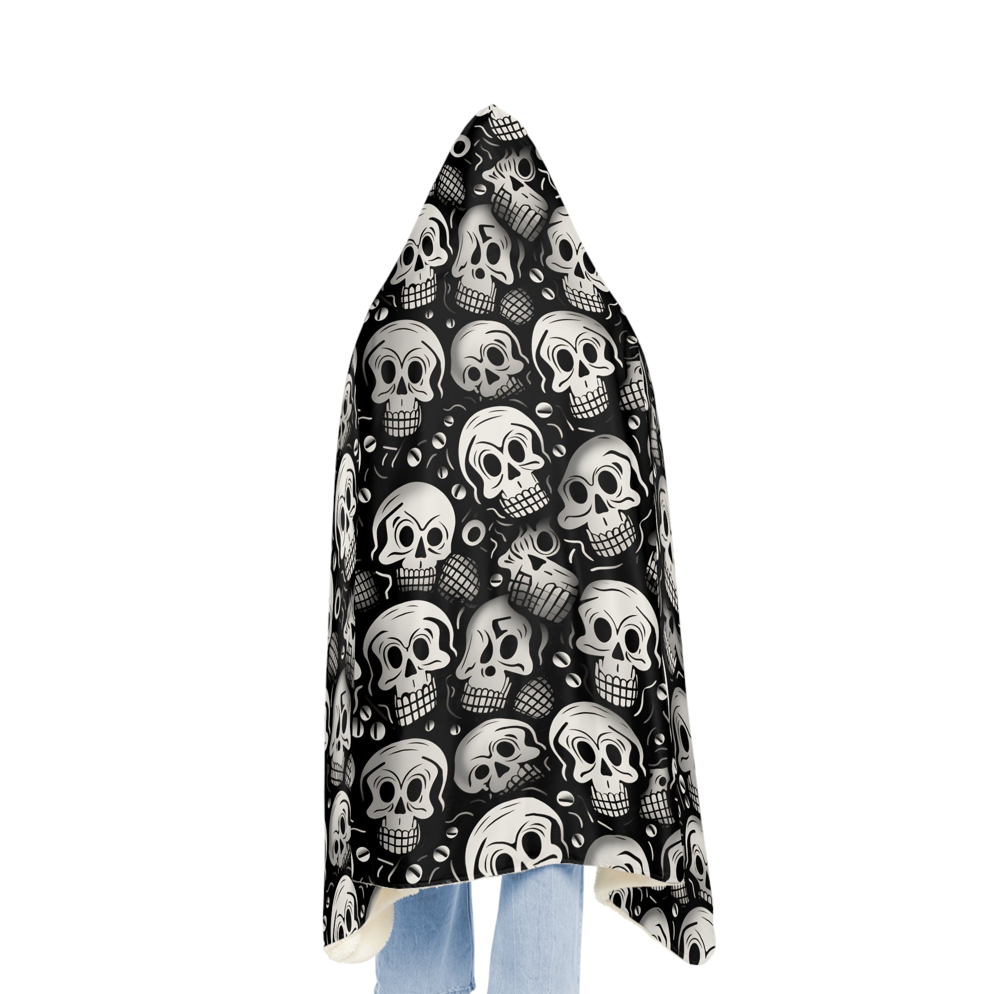 Cyber Skull Invasion Snuggle Blanket