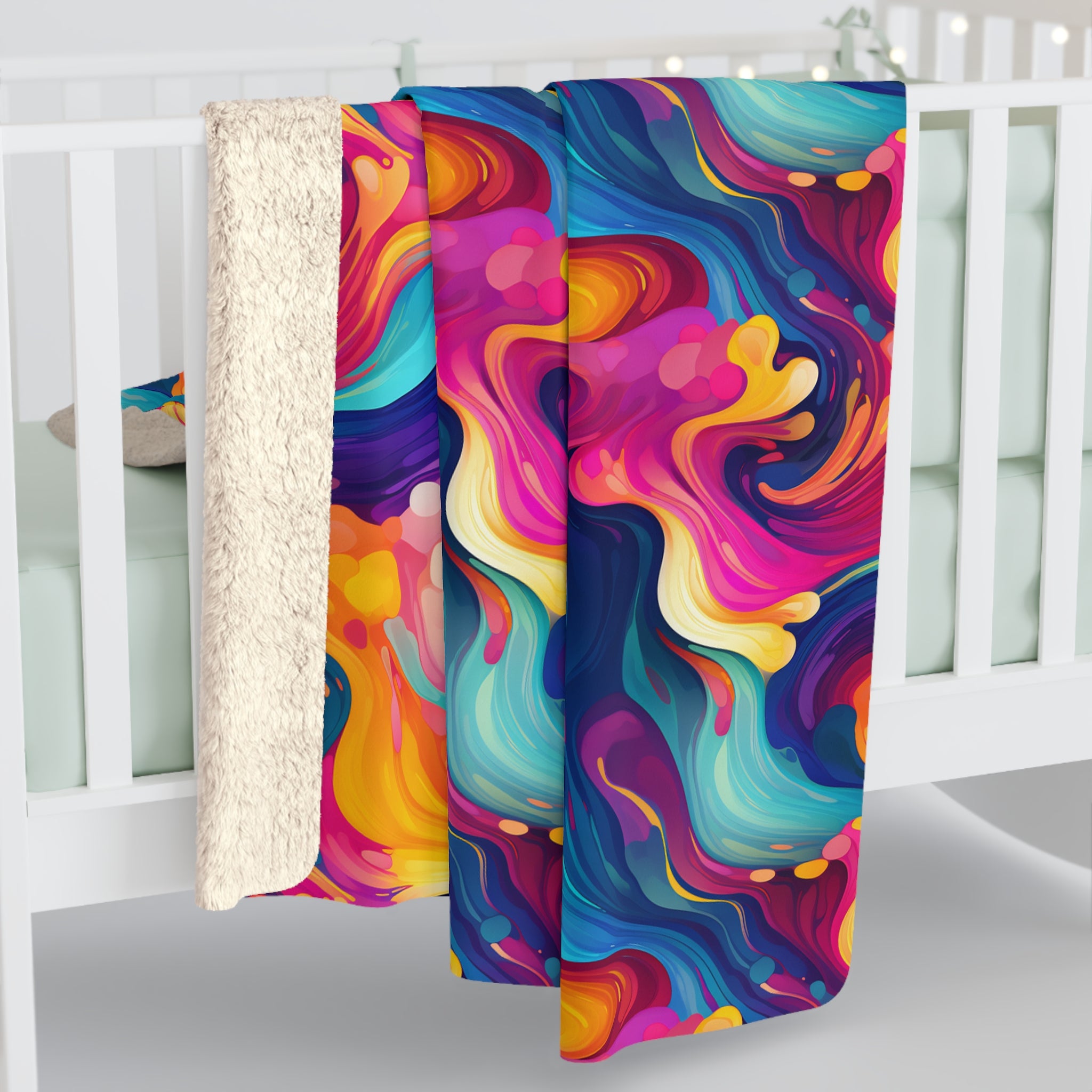 Enchanted Psyche Fleece Blanket