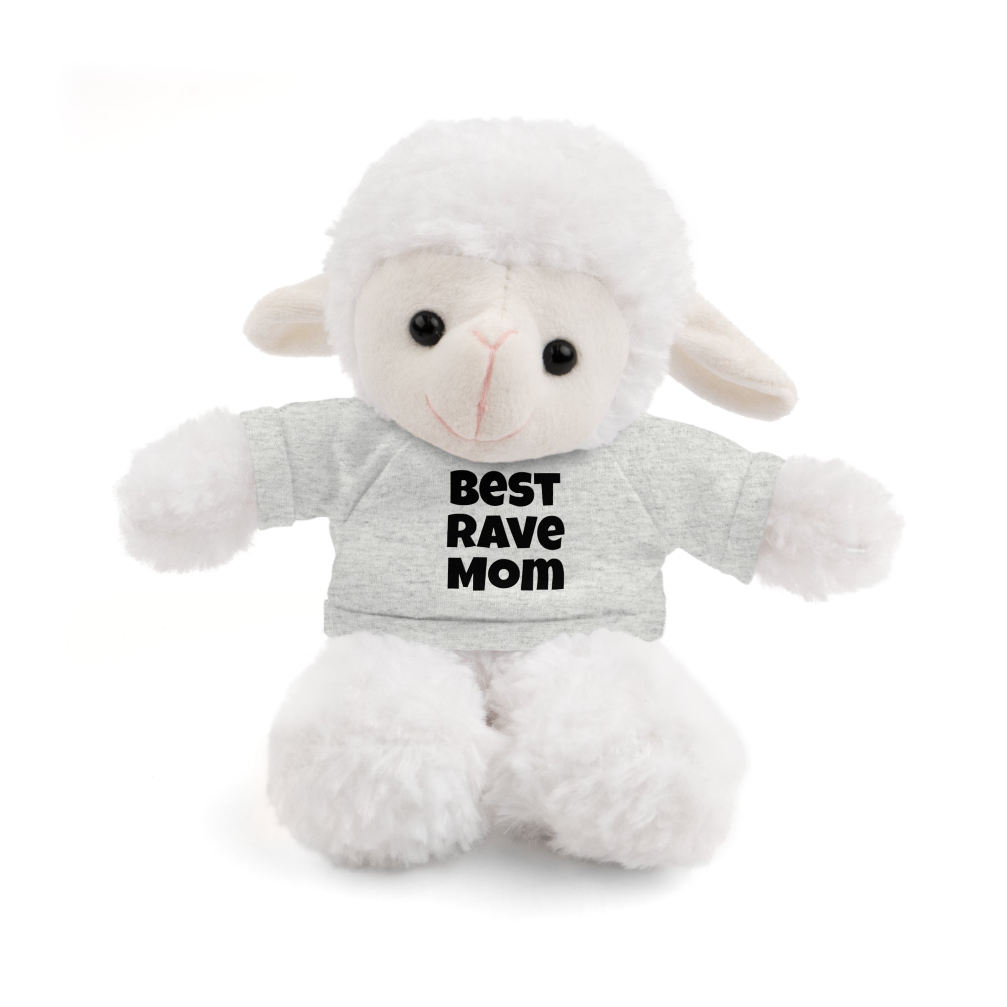 Best Rave Mom Stuffed Animal with Tee