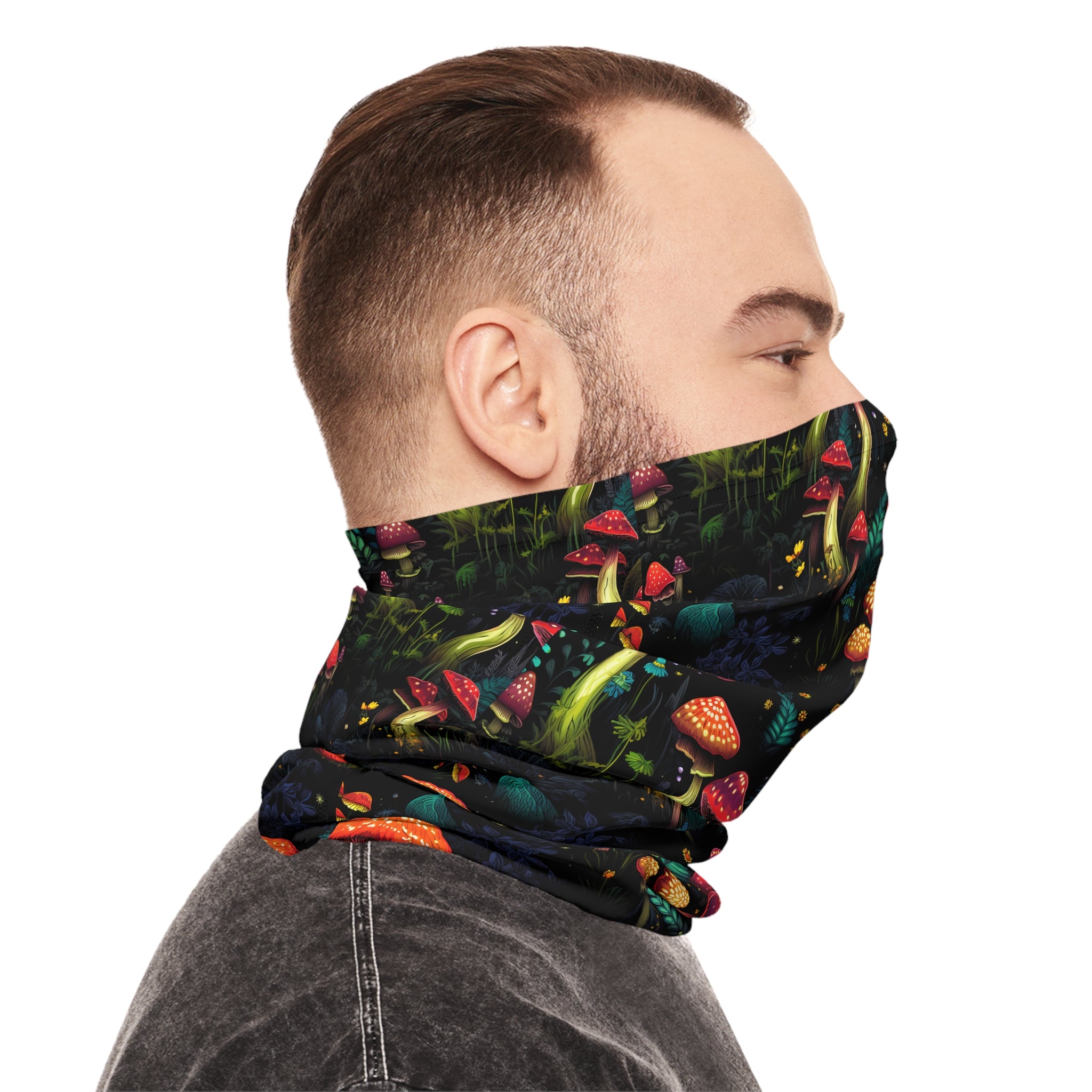 Psychedelic Fungi Frenzy Bandana Rave Mask