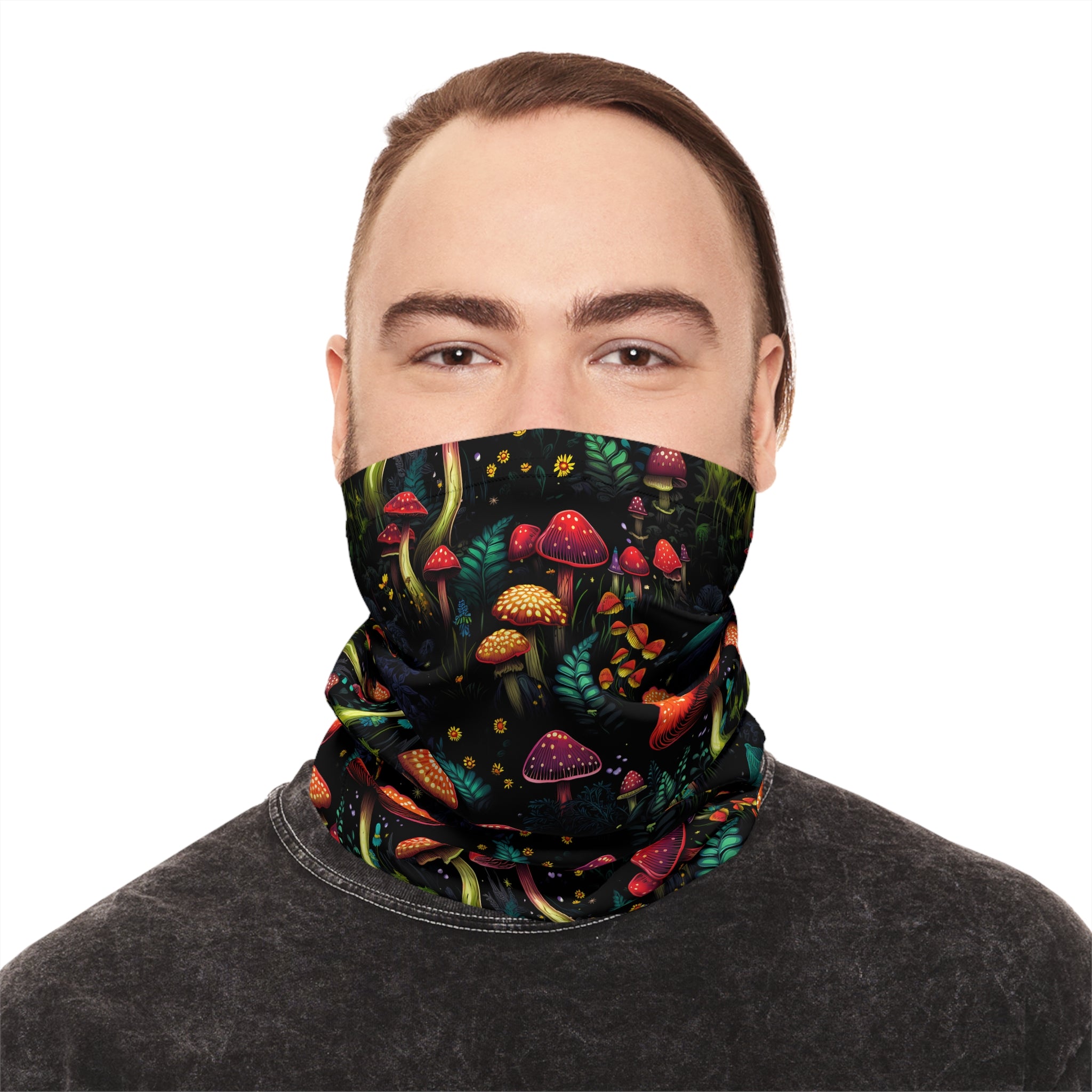 Psychedelic Fungi Frenzy Bandana Rave Mask