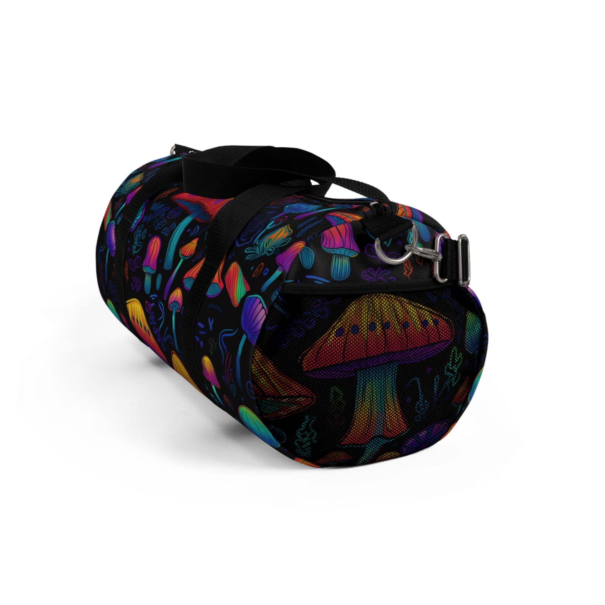 Neon Nostalgia Fungi Duffel Bag