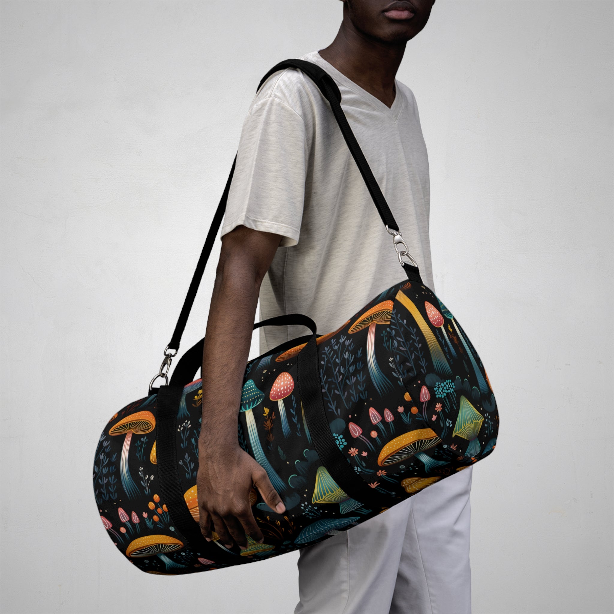 Hypnotic Fungal Fantasy Duffel Bag