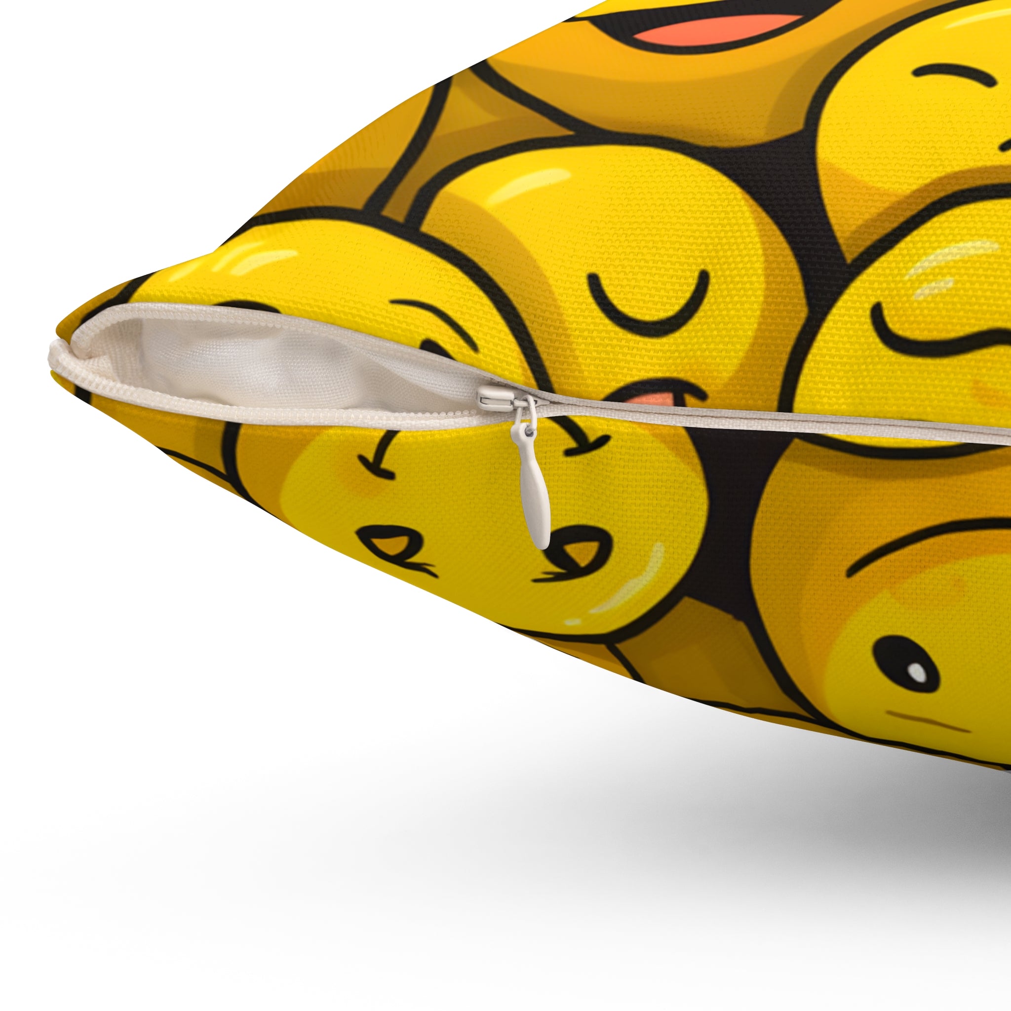 Smiley Shuffle Square Pillow