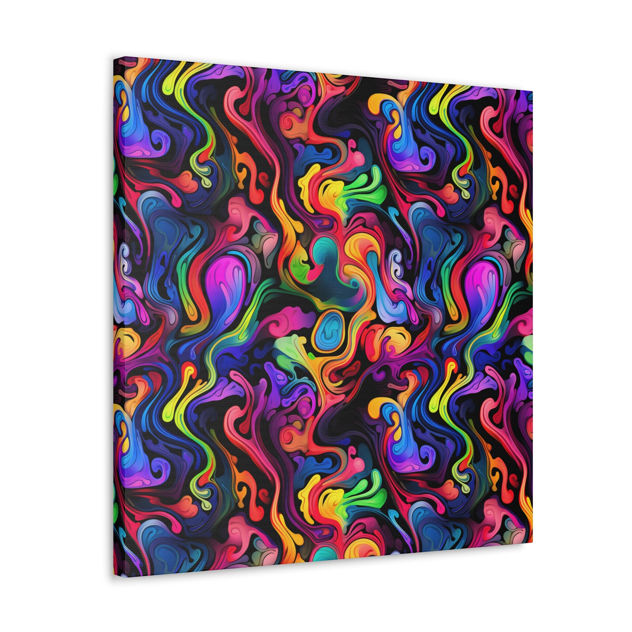 Psychedelic Whirlwind Canvas Print Art