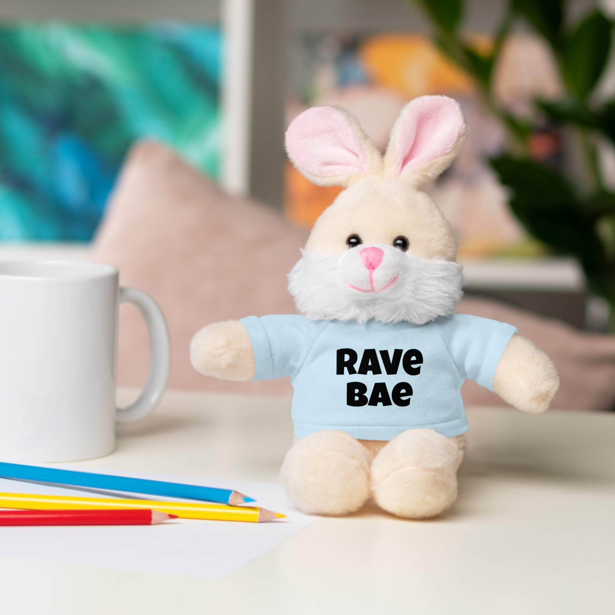 Rave Bae Stuffed Animal with Tee