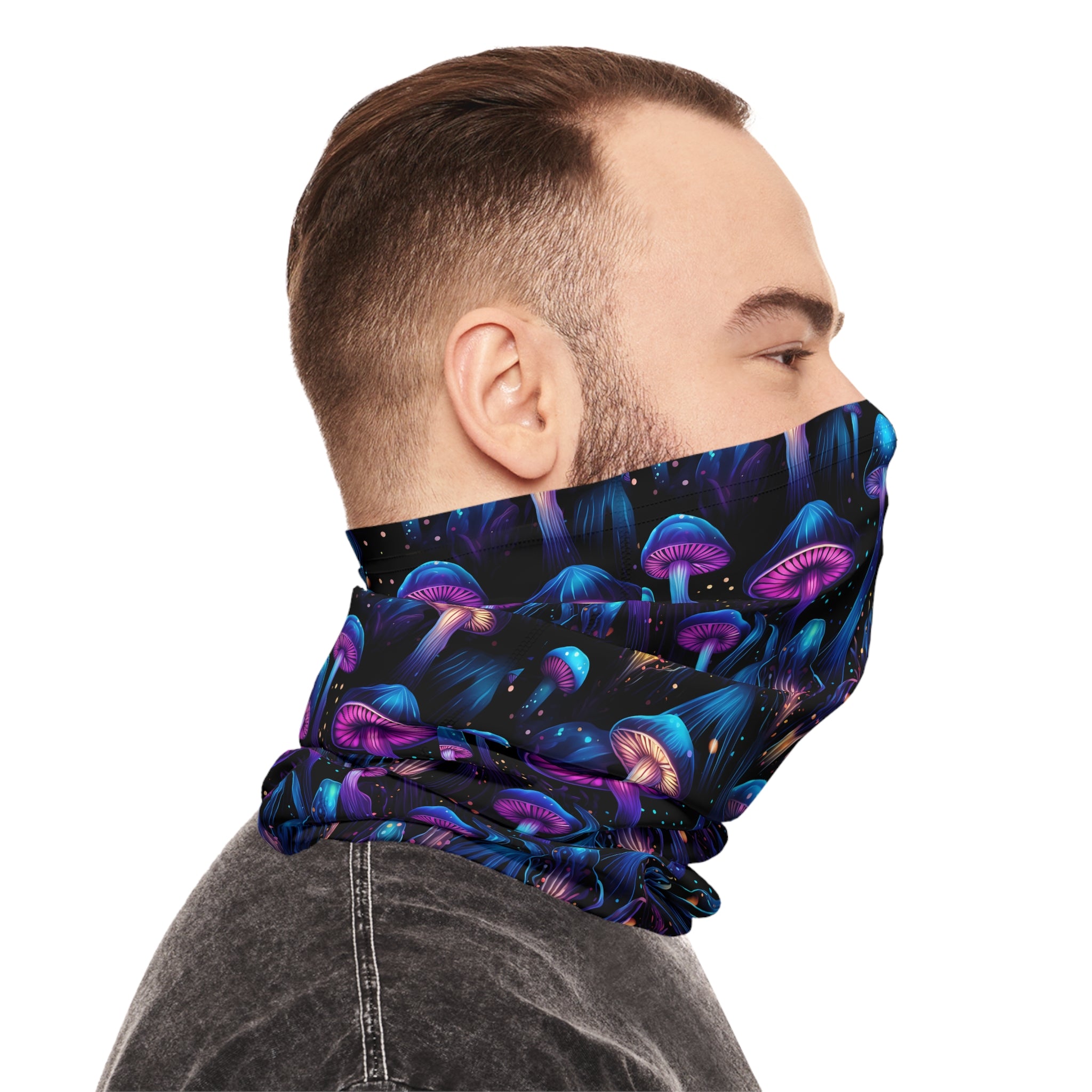 Electric Mushroom Dream Bandana Rave Mask