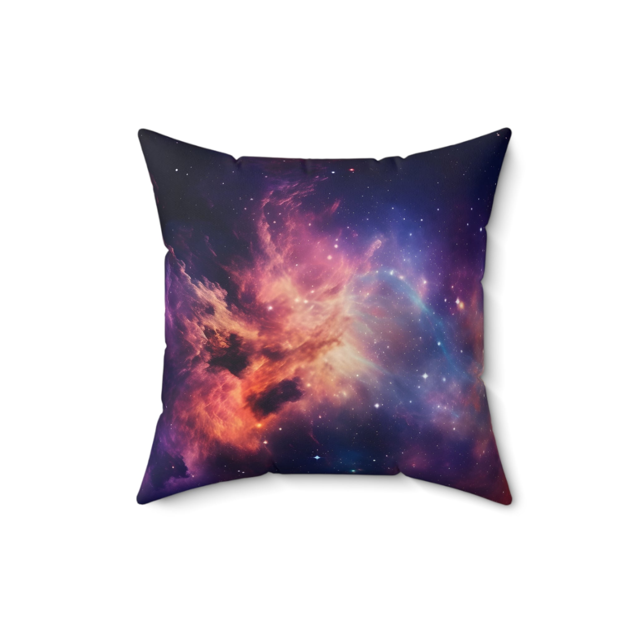 Galactic Glimmer Square Pillow