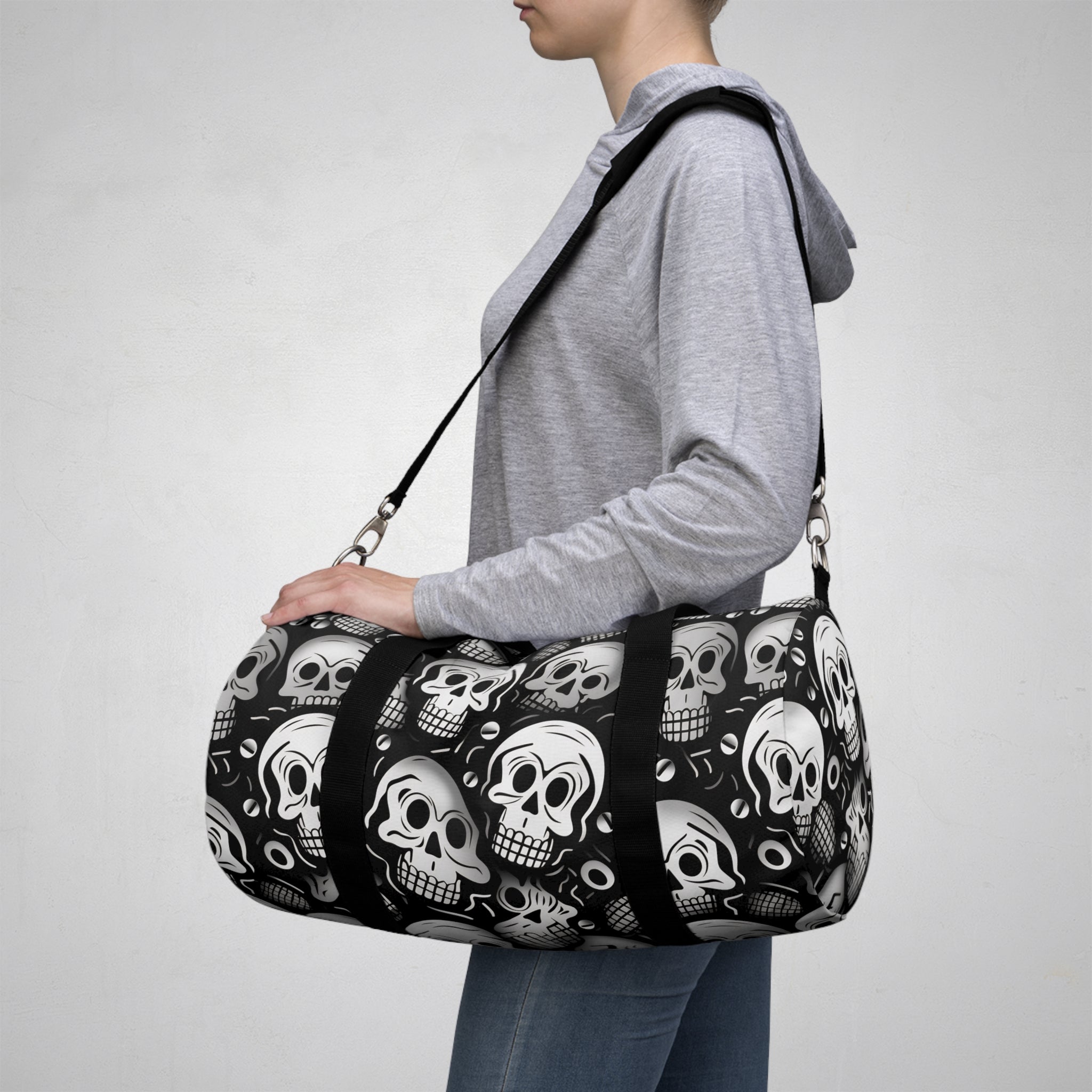 Cyber Skull Invasion Duffel Bag