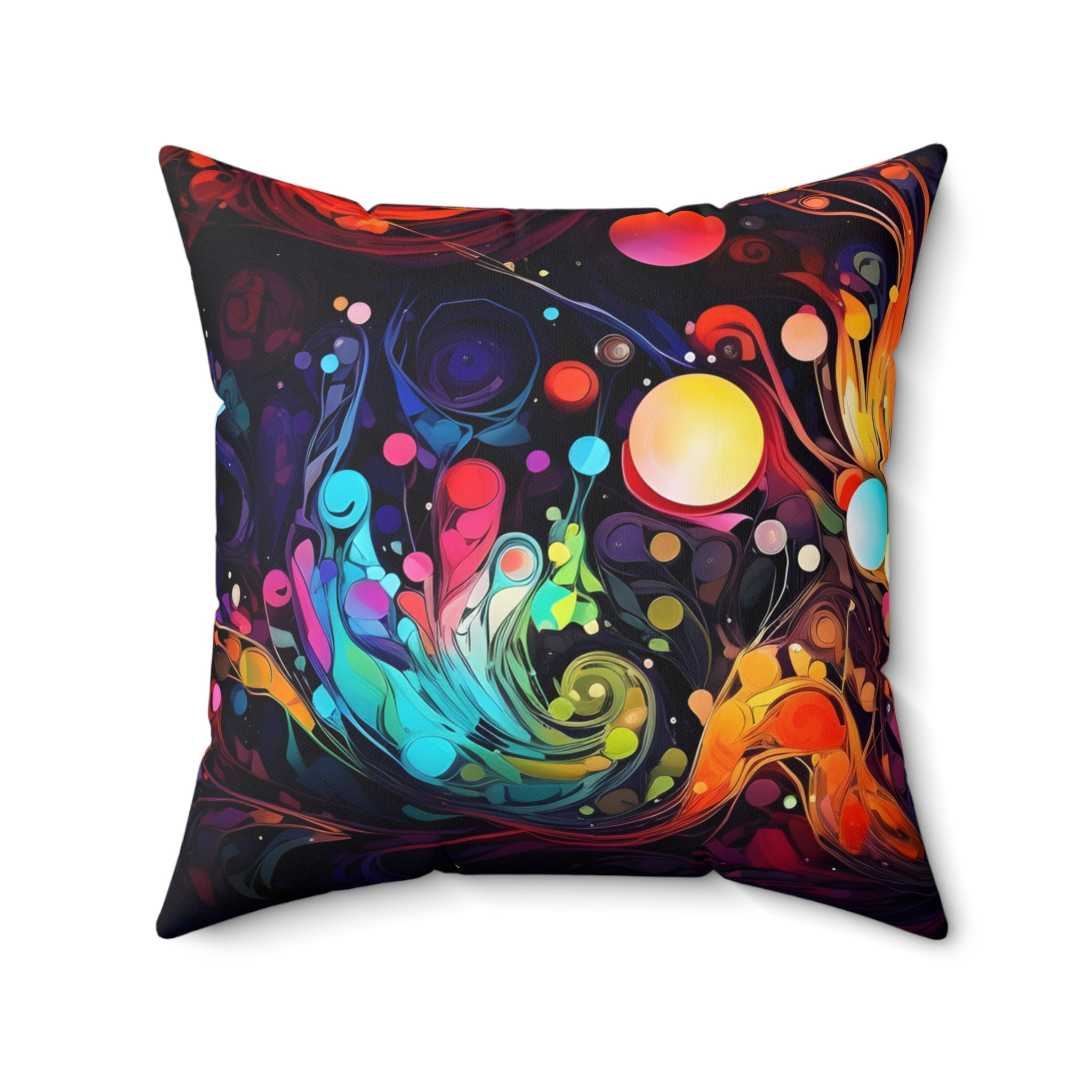 Technicolor Trip Square Pillow