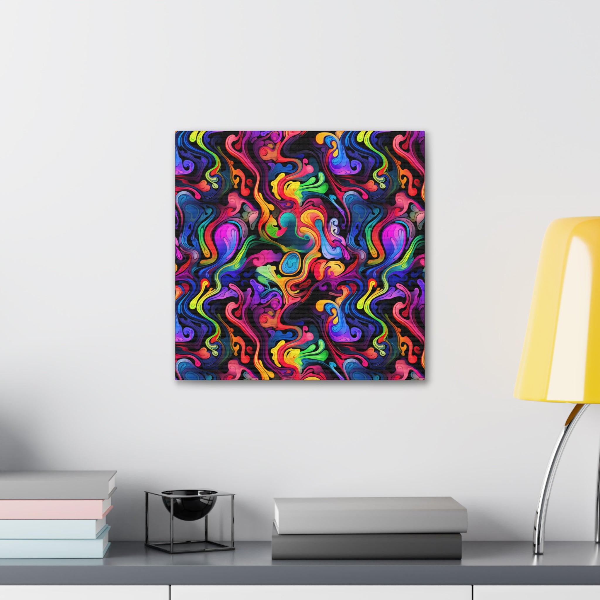 Psychedelic Whirlwind Canvas Print Art