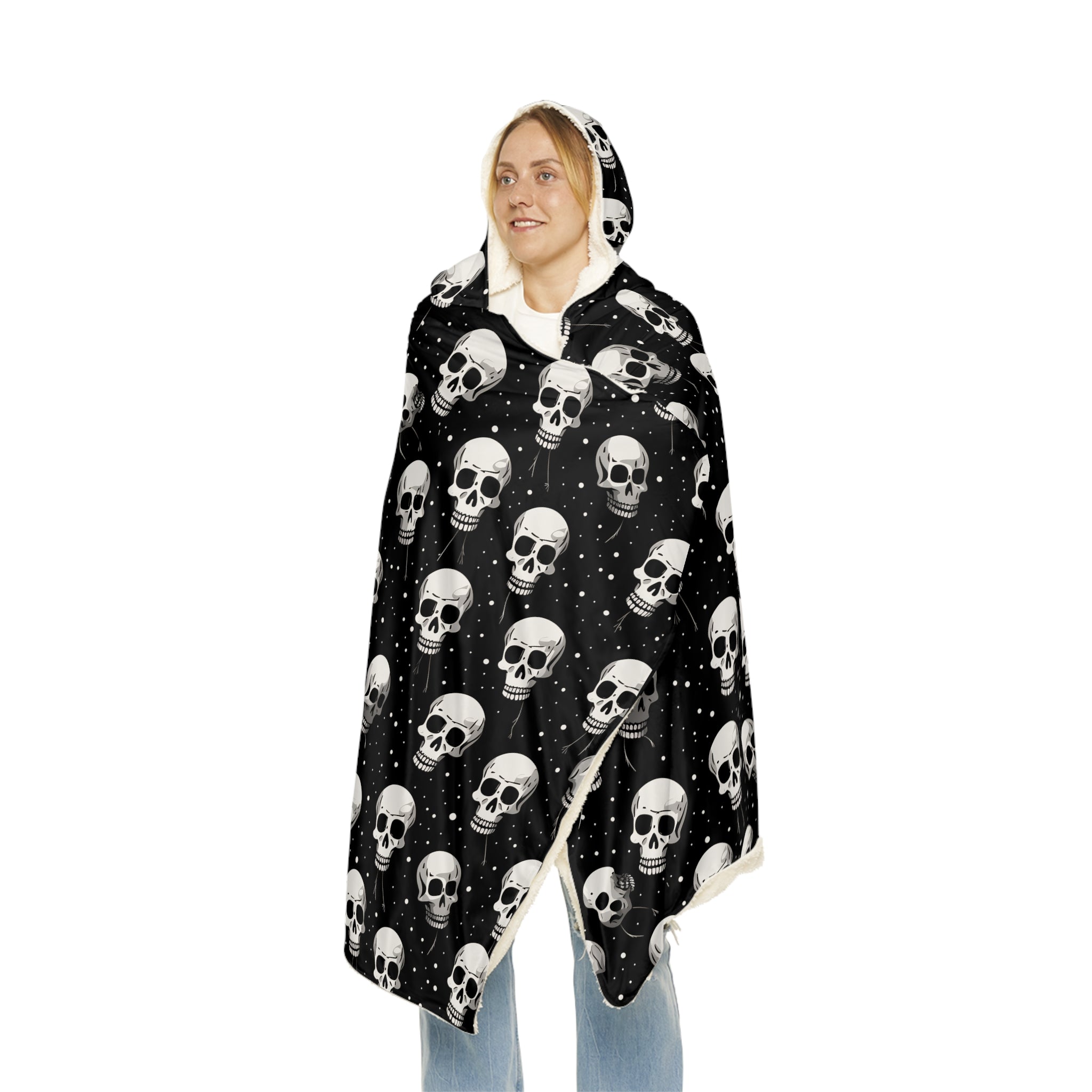 Celestial Skull Dance Snuggle Blanket