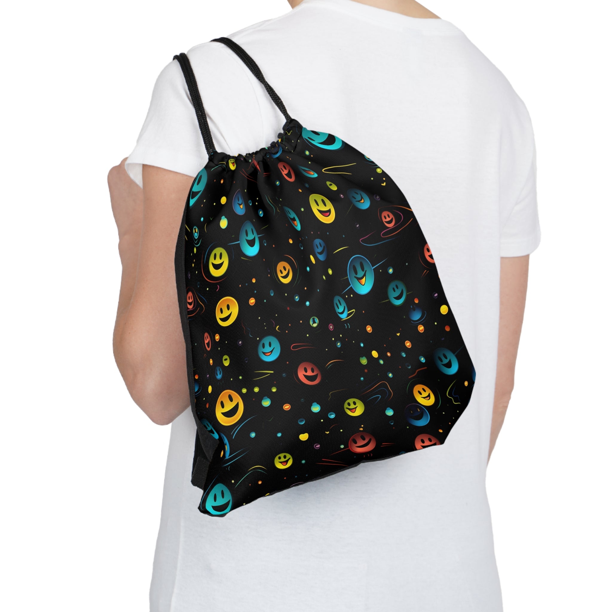 Smiley Salsa Drawstring Bag