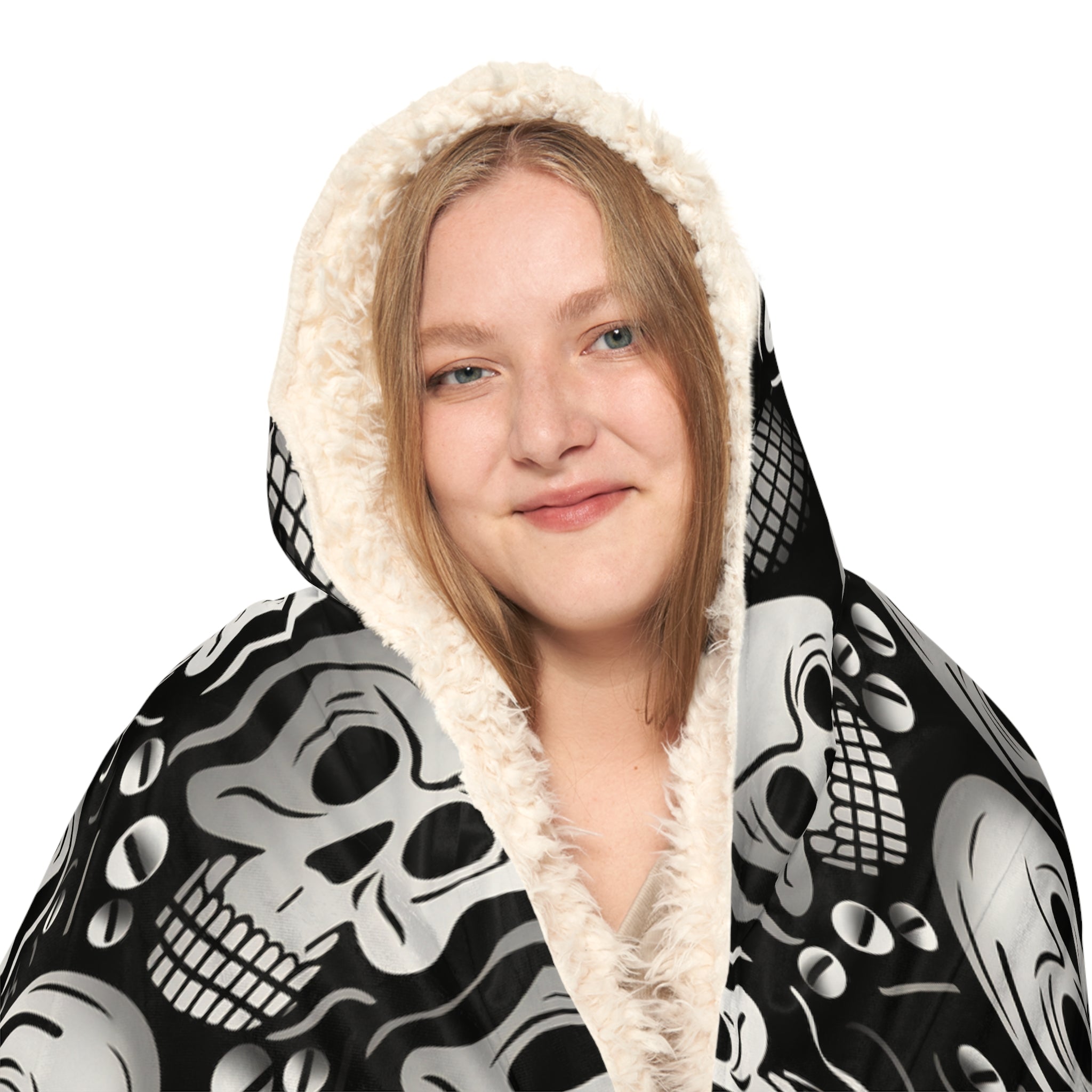 Cyber Skull Invasion Snuggle Blanket