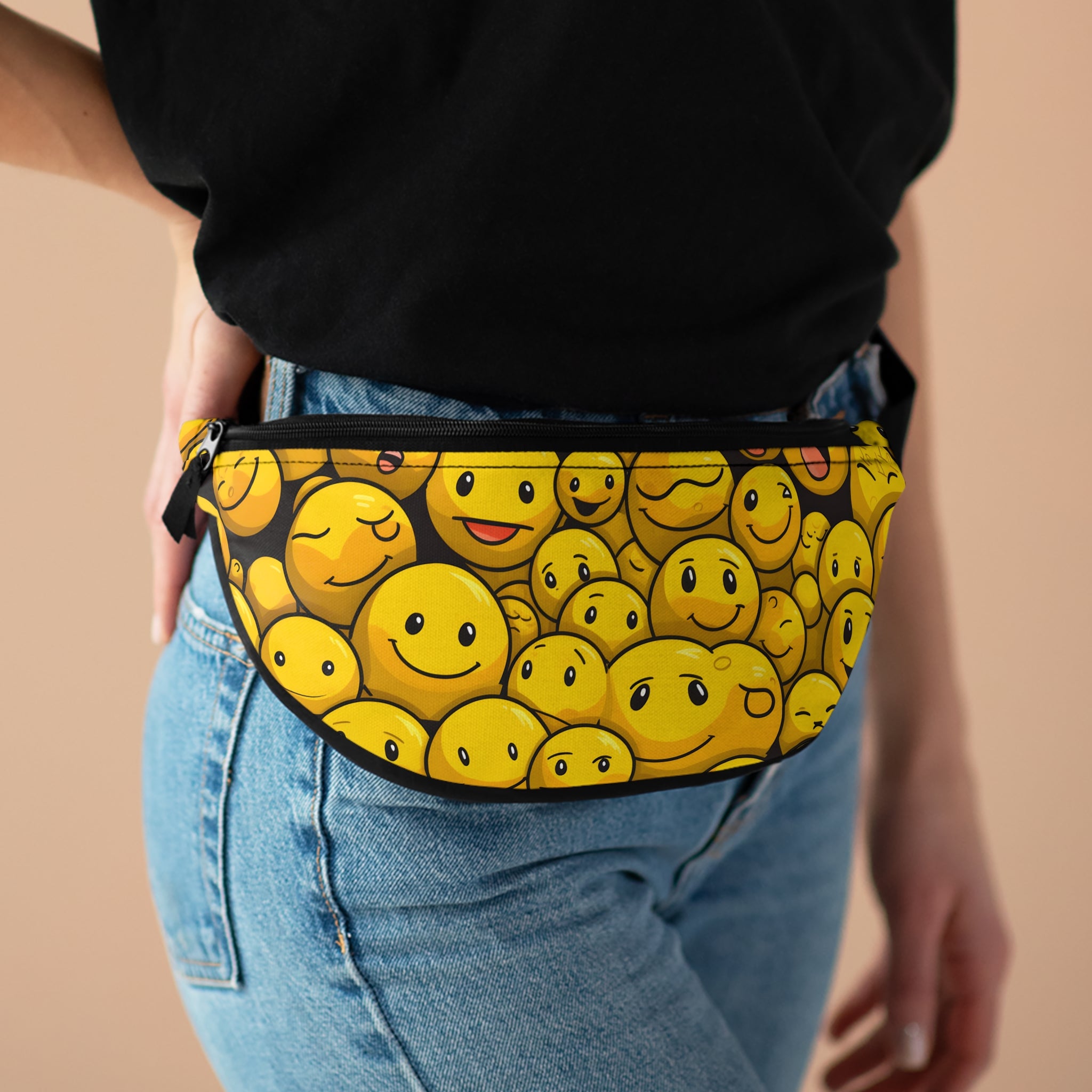 Smiley Shuffle Fanny Pack