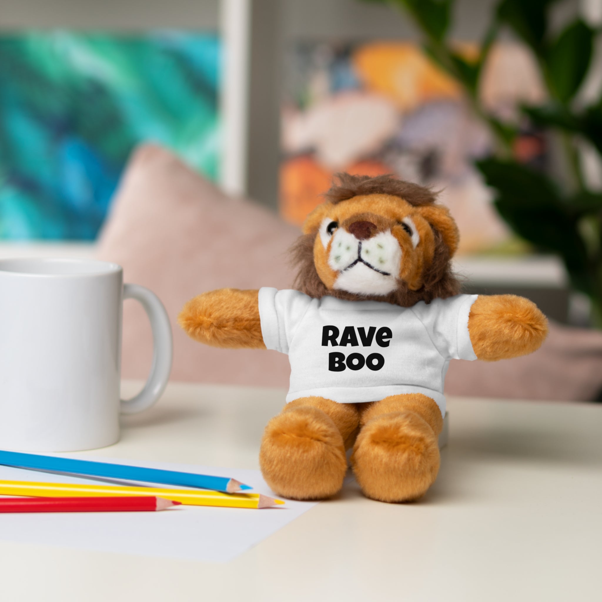 Copy of Copy of Copy of Copy of Best Rave Mom Stuffed Animal with Tee