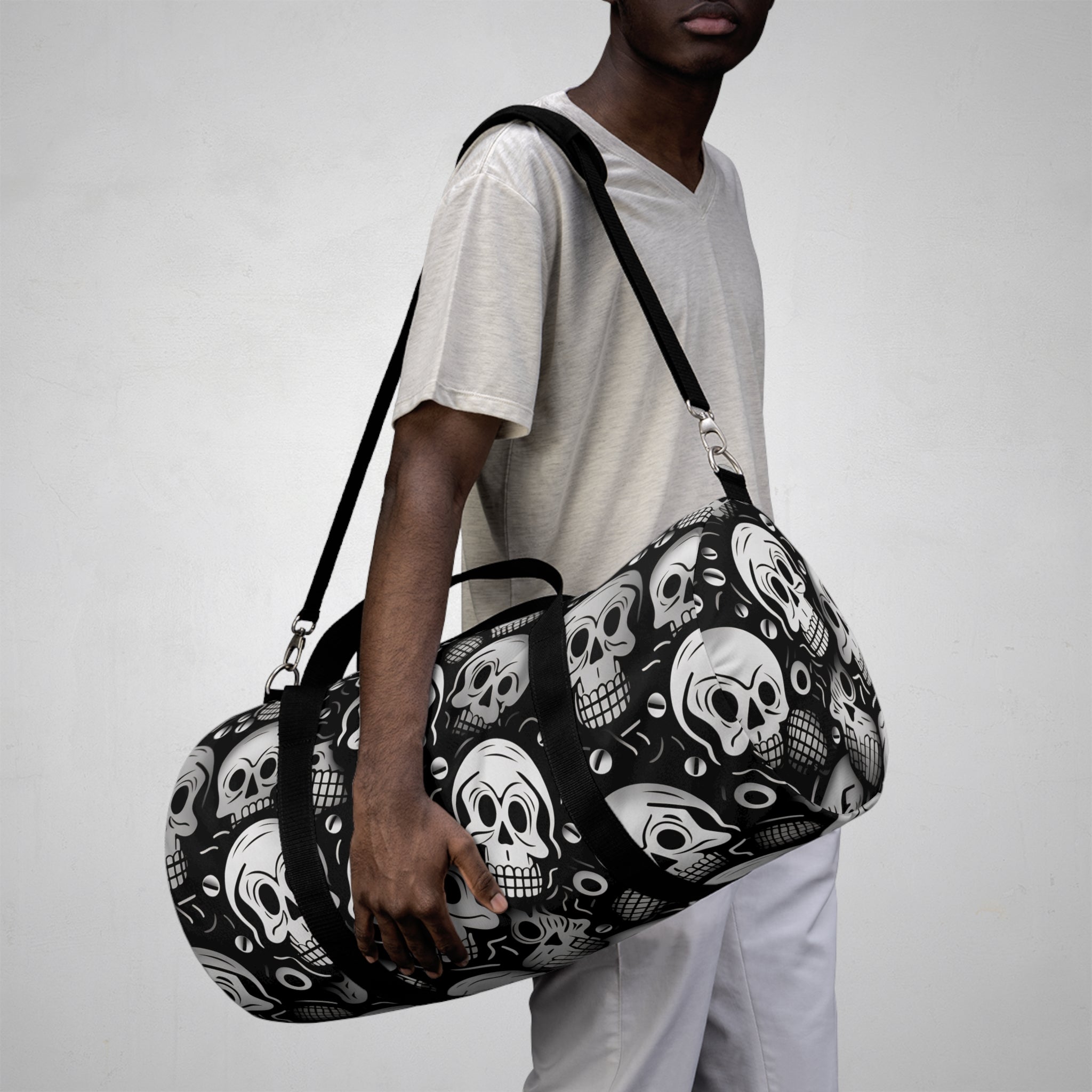 Cyber Skull Invasion Duffel Bag