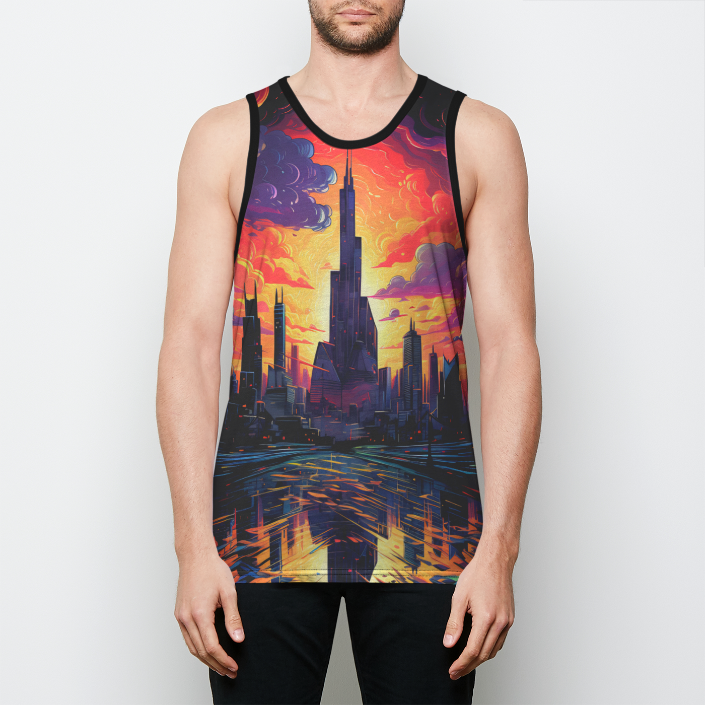 Techno Horizons Men's Tank