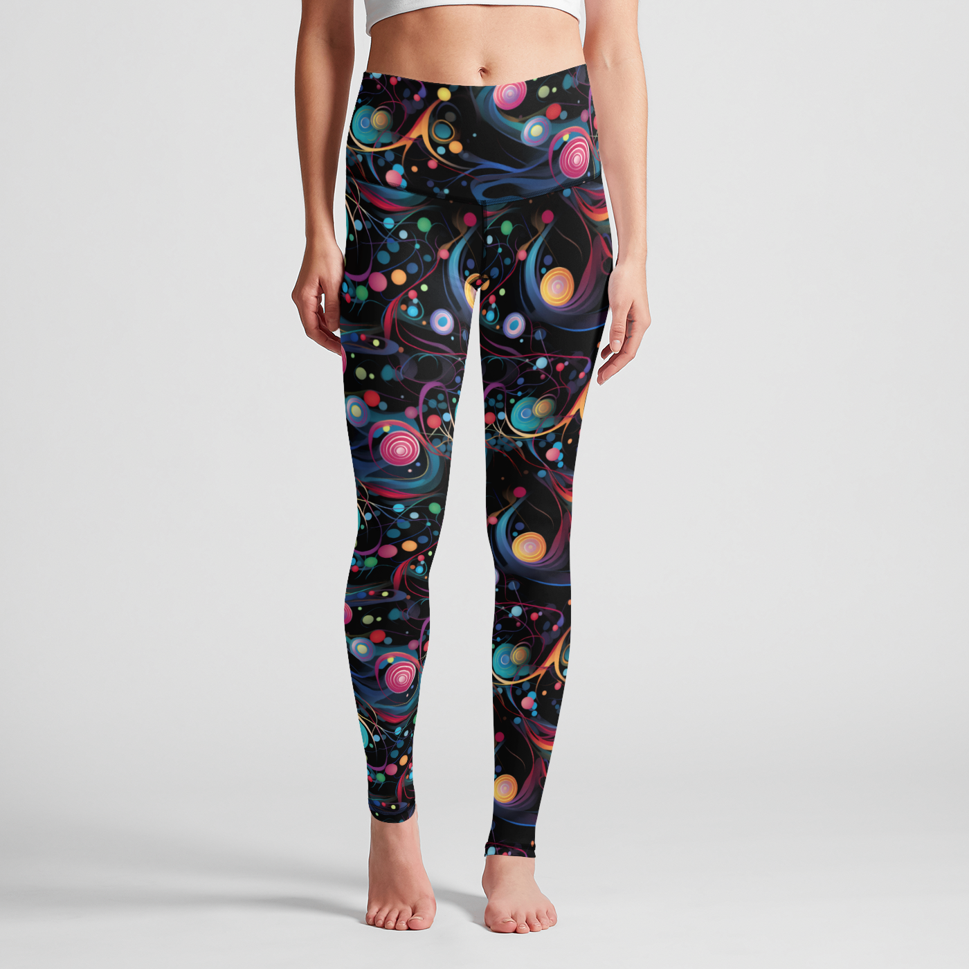 Whirling Wonderland High Waist Leggings