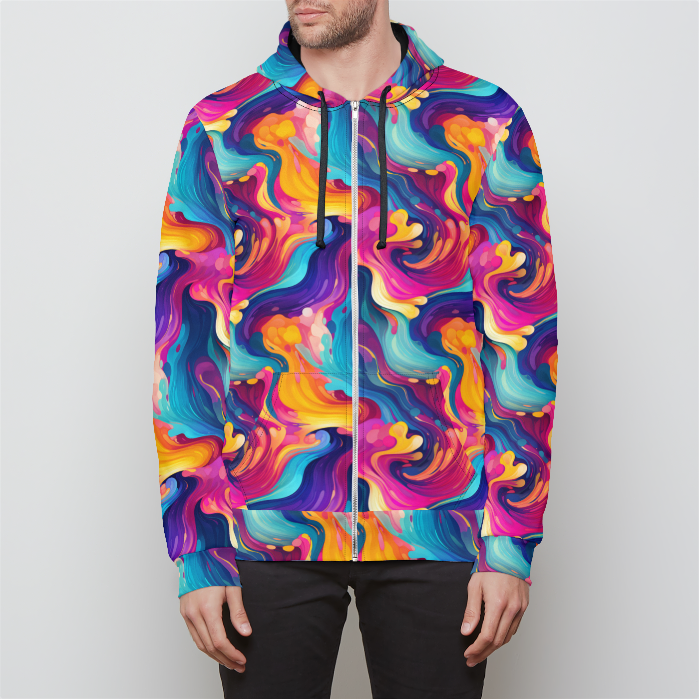 Enchanted Psyche Unisex Zip-Up Hoodie