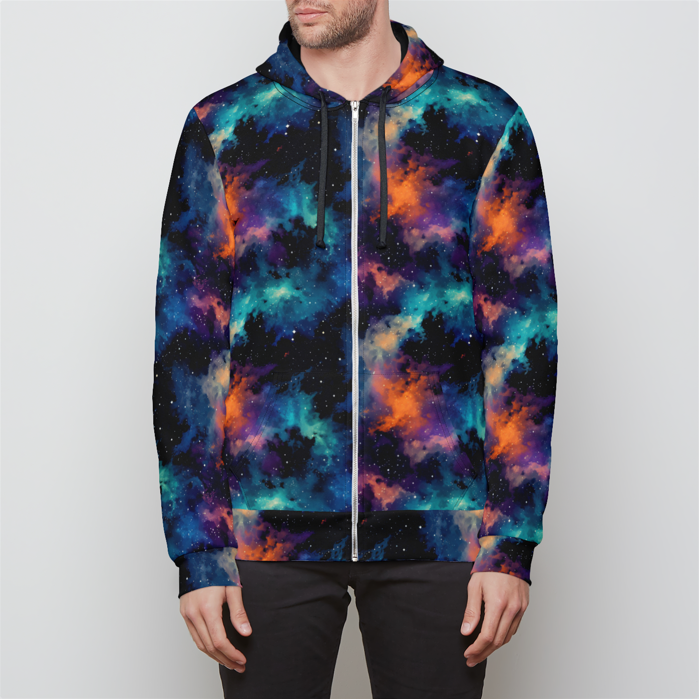 Celestial Wanderlust Unisex Zip-Up Hoodie