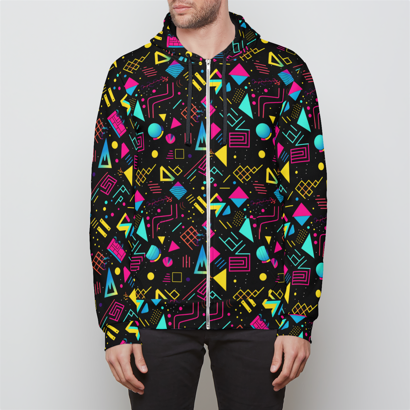 Mystical Mobius Unisex Zip-Up Hoodie