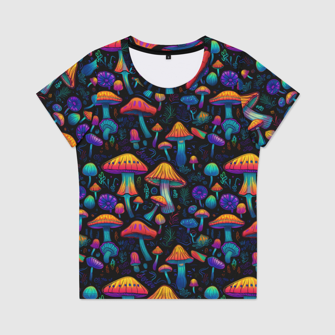 Neon Nostalgia Fungi Women's Tee